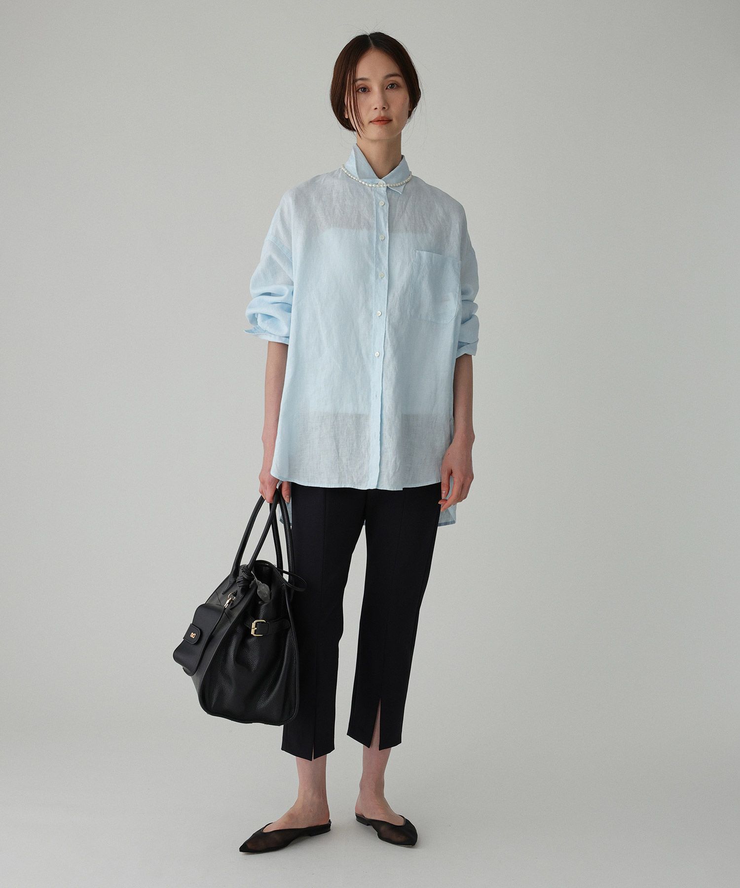 BABYLONE「リネンBIGシルエットシャツ」|シャツ・ブラウス|