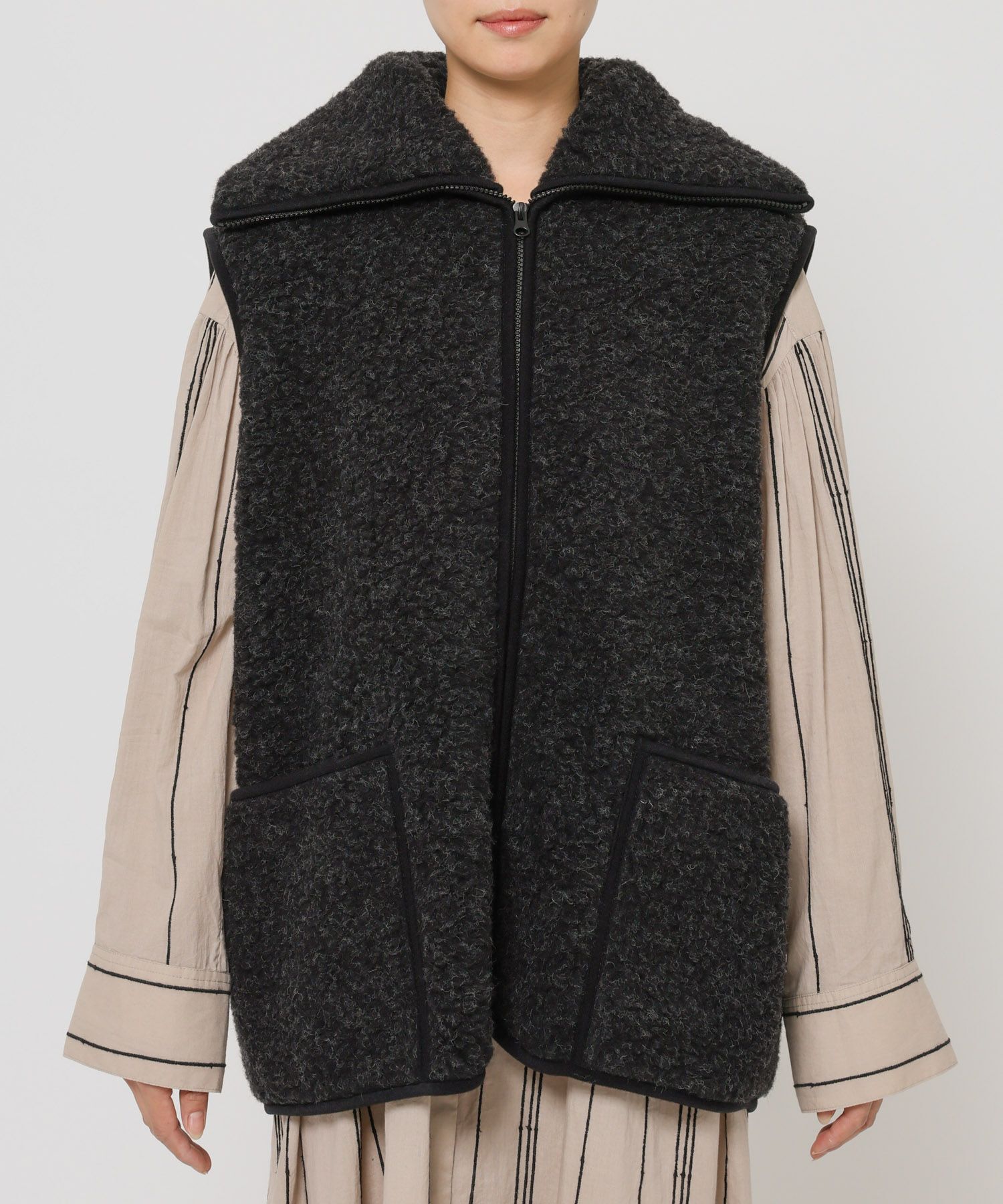  「【COLD BREAKER】BABYLONE別注ボアベスト」|ベスト・ジレ|