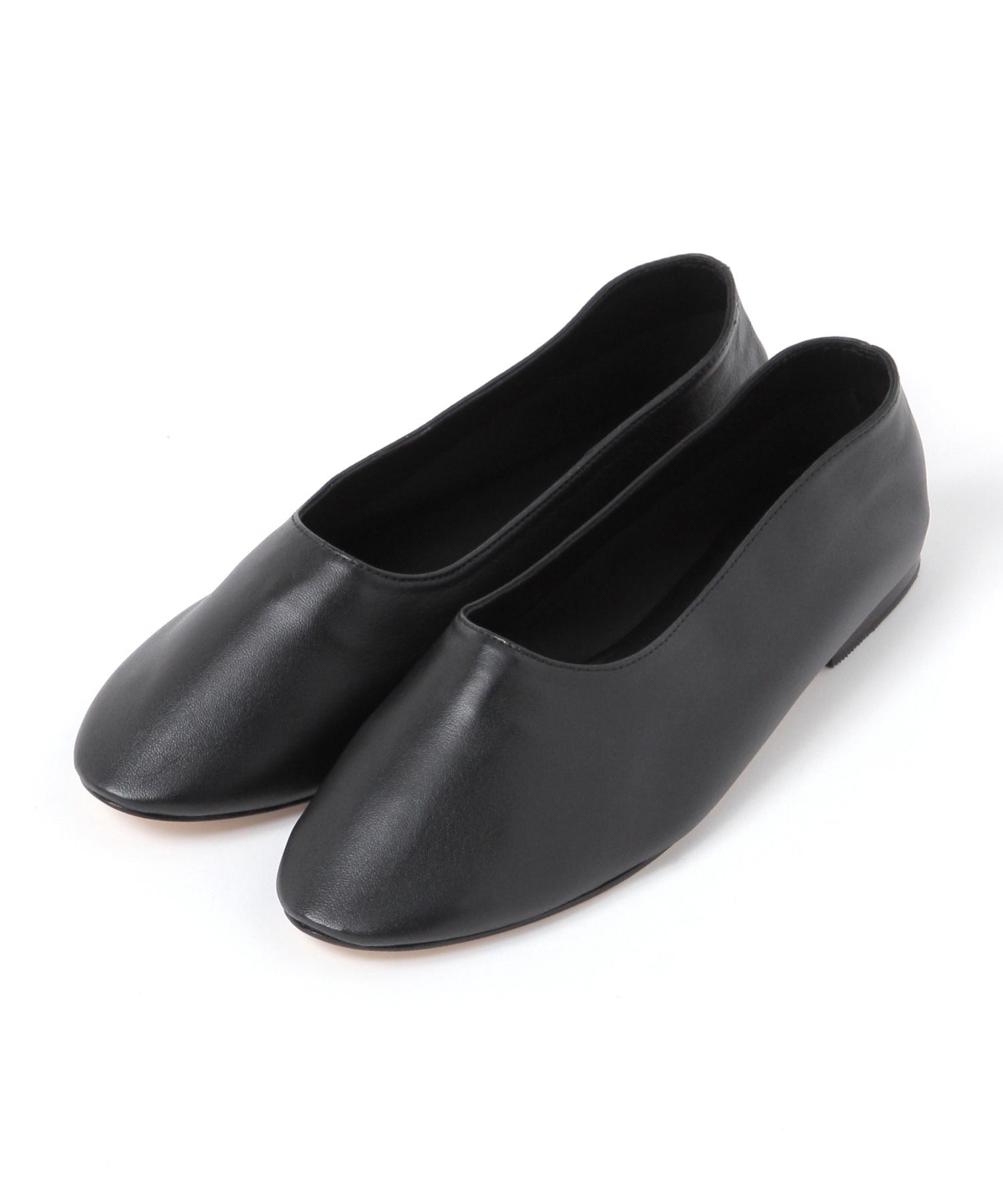 BABYLONE「フラットレザーシューズ」|パンプス|