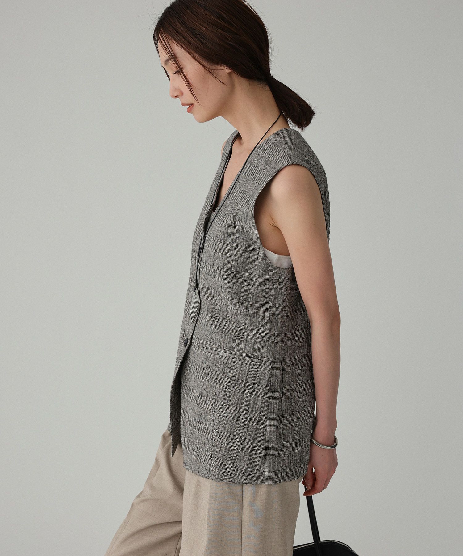 BABYLONE「クレープリネンジレ」|ベスト・ジレ|