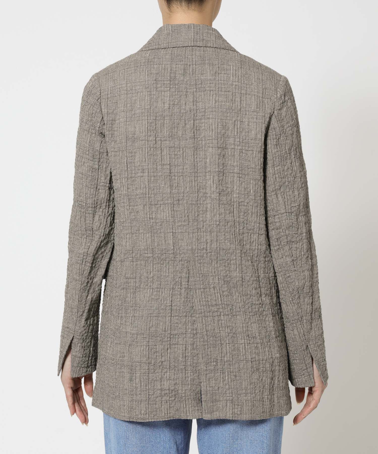 BABYLONE「クレープリネンジャケット」|テーラードジャケット|