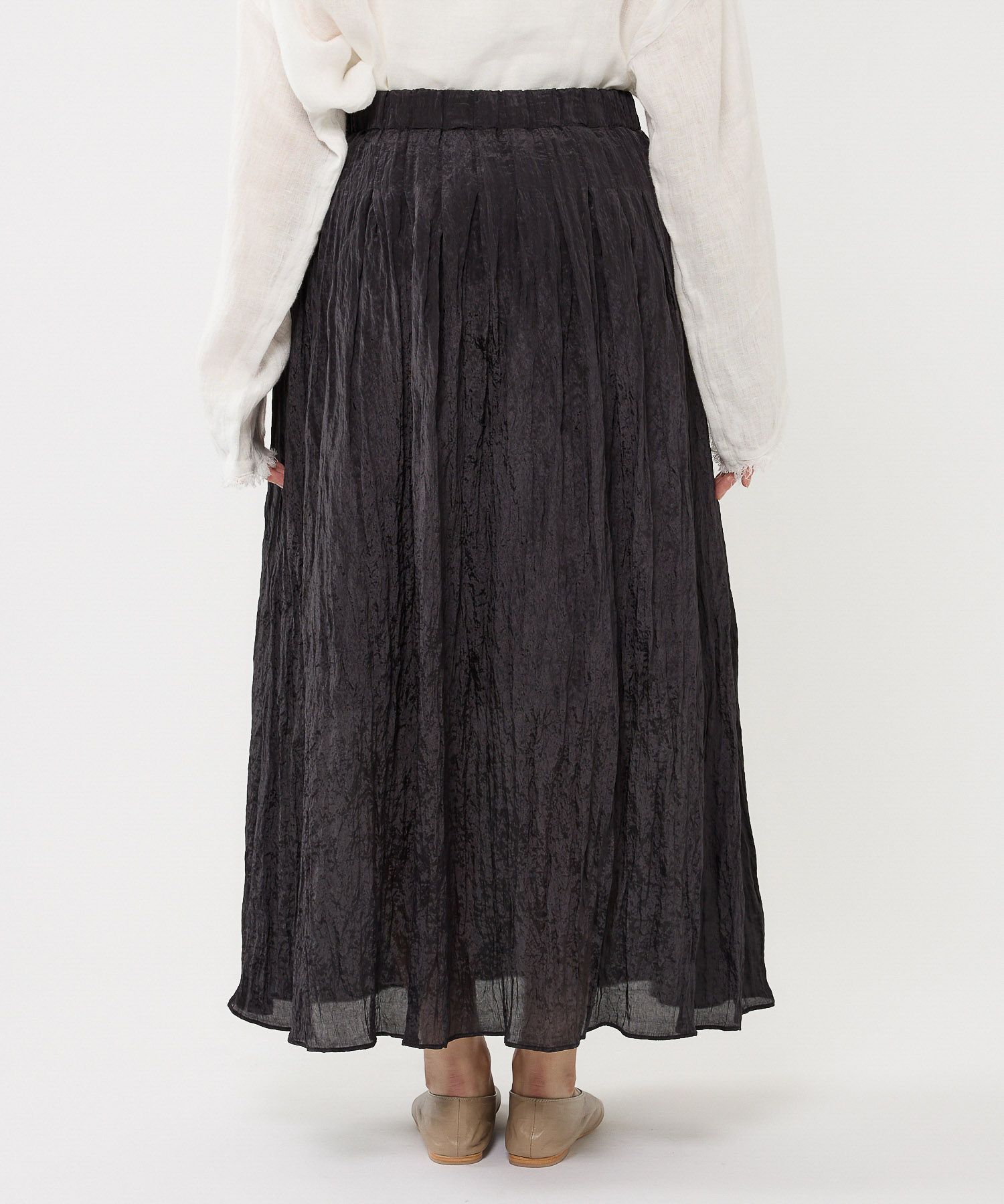 BABYLONE「楊柳タックフレアスカート」|スカート|