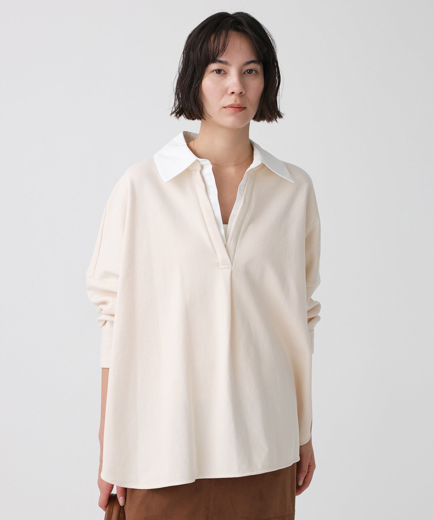 BABYLONE「シャツドッキングカットソー」|Tシャツ・カットソー|ﾗｲﾄﾍﾞｰｼﾞｭ