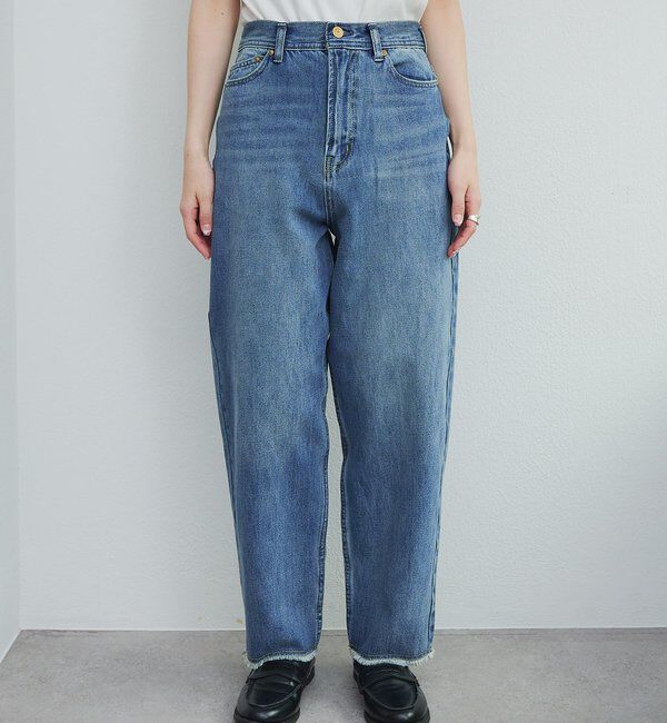  「《リバイバル》【低身長/高身長対応】タテストレッチ足長デニムパンツ」|その他|