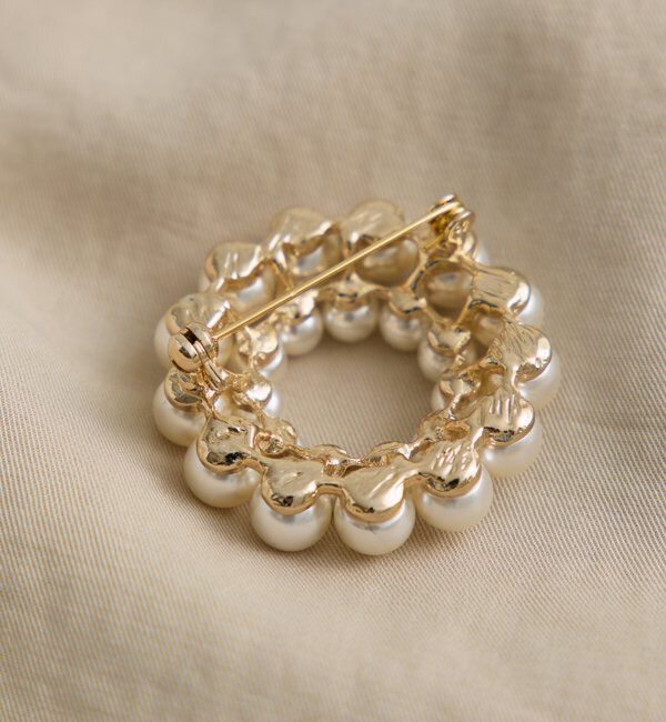  「ダブルパールブローチ」|ネックレス|