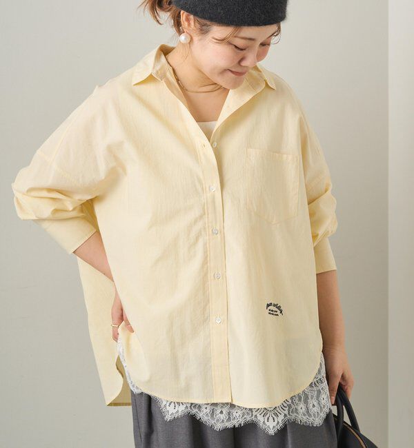  「リヨセルコットンオーバーシャツ」|シャツ・ブラウス|
