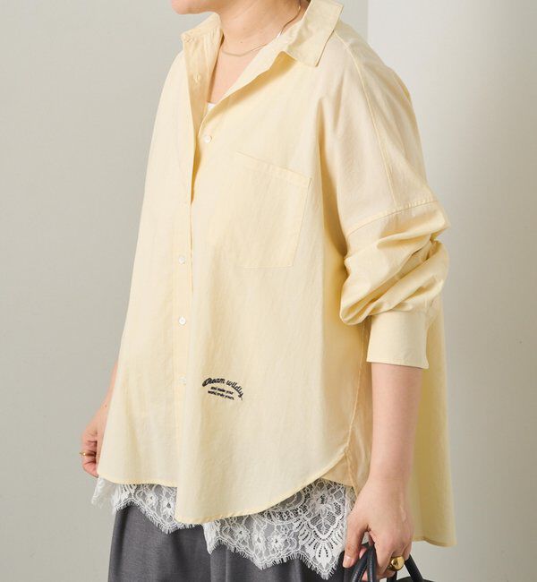  「リヨセルコットンオーバーシャツ」|シャツ・ブラウス|