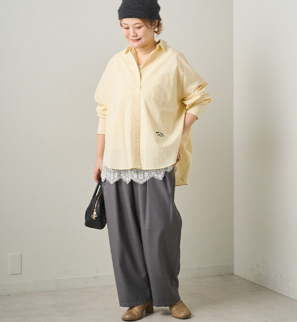  「リヨセルコットンオーバーシャツ」|シャツ・ブラウス|