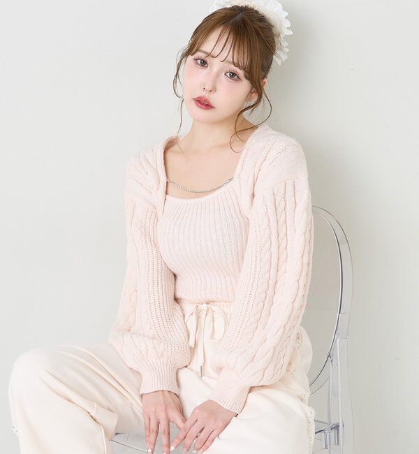  「サイドビジューカットパンツ」|その他|