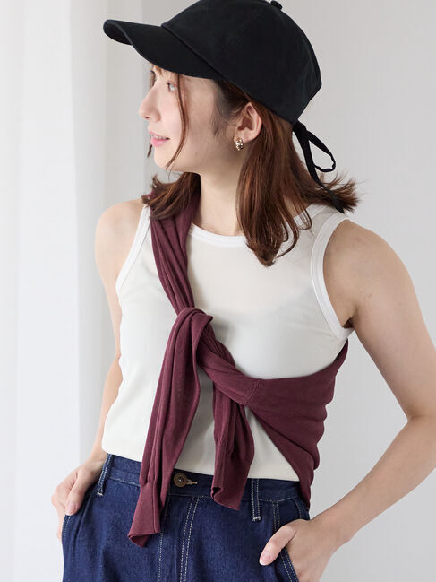 Te chichi TERRASSE「【接触冷感】クルーネックタンクトップ」|タンクトップ|オフホワイト