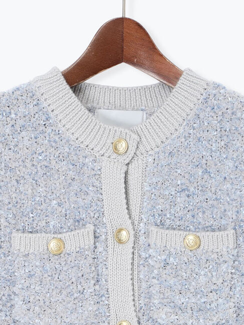 Te chichi「ツイードニットベスト」|ダウンベスト・ベスト|