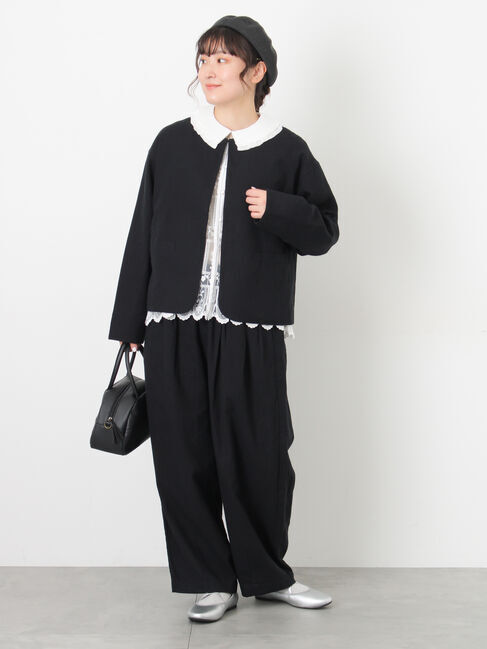 Samansa Mos2「【Cross&times;Linen】ふんわりパンツ」|その他|