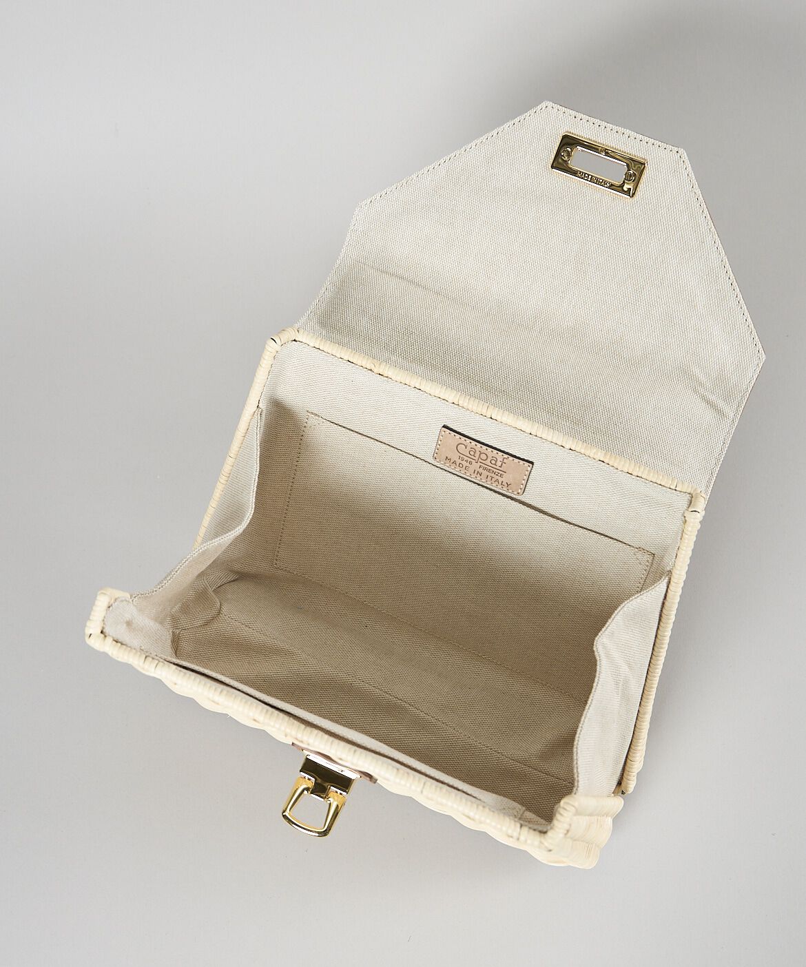 INED「Capaf ラタンショルダーバッグ」|ハンドバッグ|