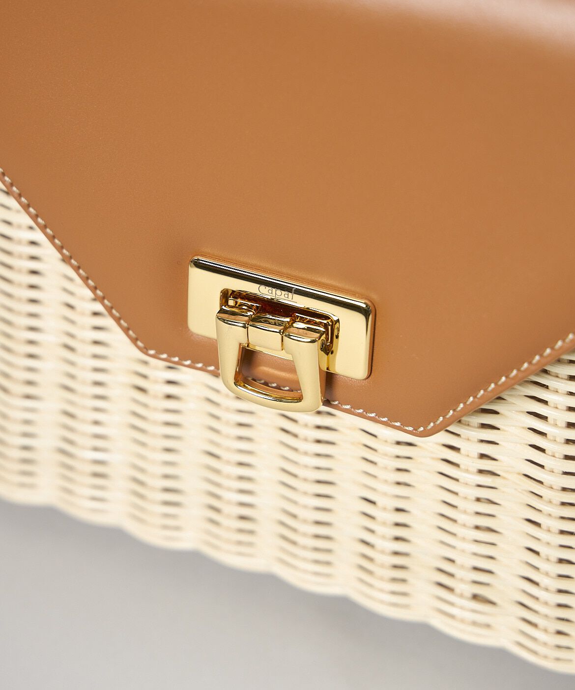 INED「Capaf ラタンショルダーバッグ」|ハンドバッグ|