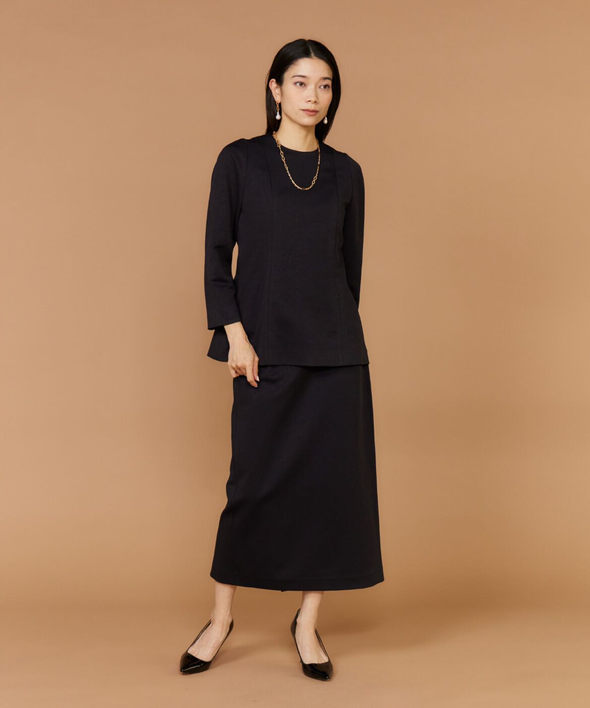 INED「ペプラムトップス」|シャツ・ブラウス|