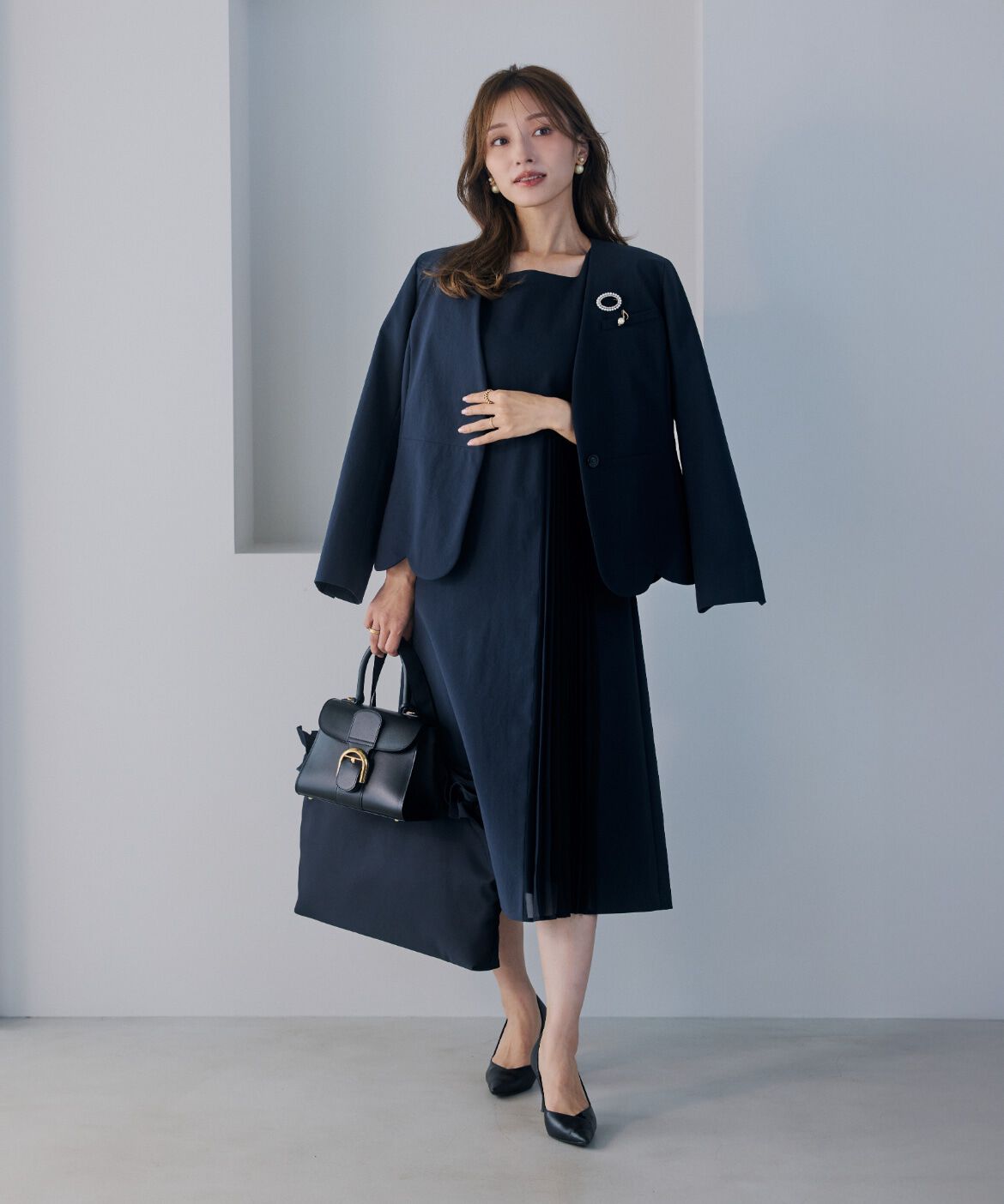 Maglie le cassetto「《ﾌﾟﾗｽｻｲｽﾞ》ﾊﾝｻﾑｽｶﾗｯﾌﾟｼﾞｬｹｯﾄ《M Maglie le cassett」|ノーカラージャケット|