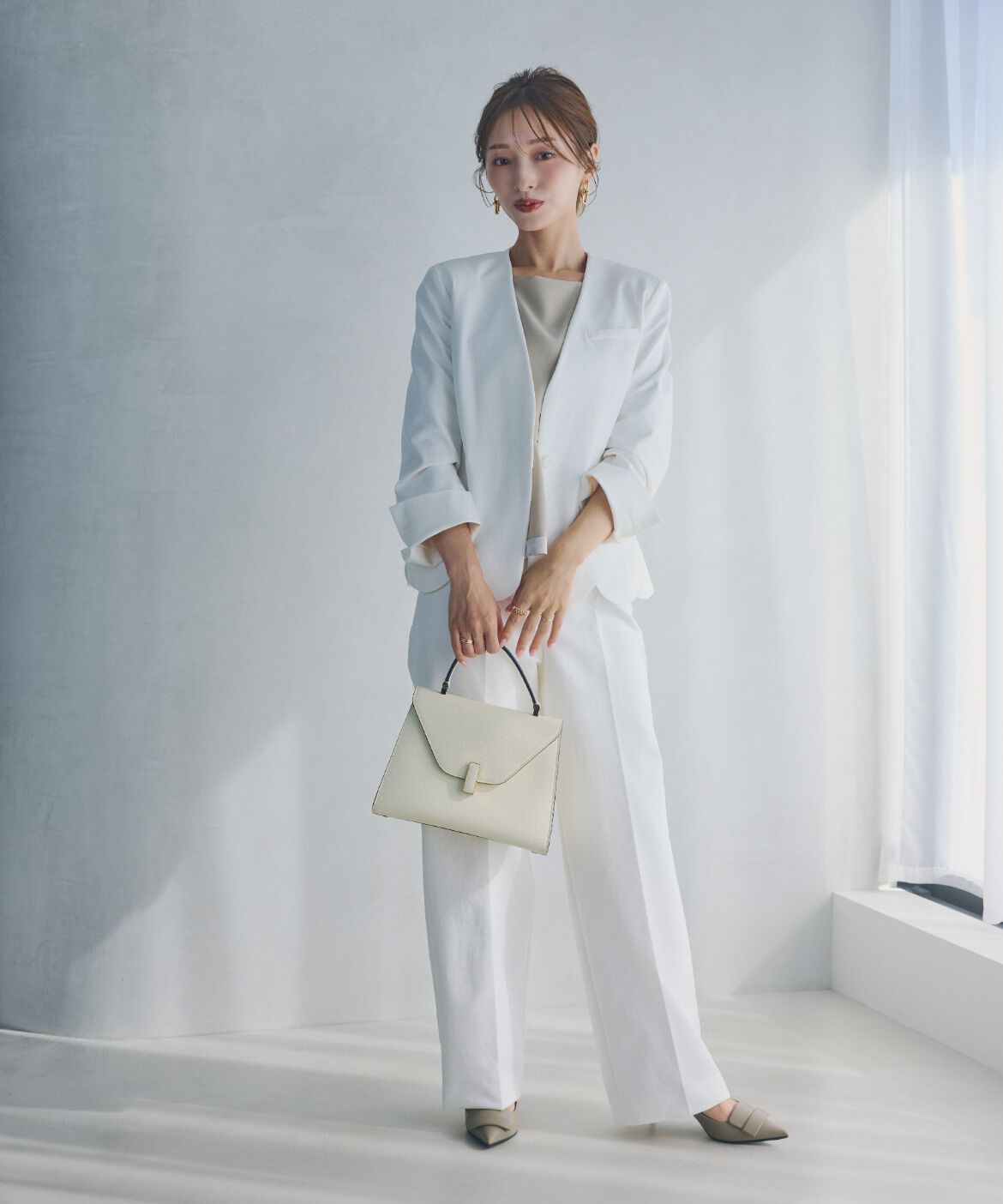 Maglie le cassetto「《ﾌﾟﾗｽｻｲｽﾞ》ﾊﾝｻﾑｽｶﾗｯﾌﾟｼﾞｬｹｯﾄ《M Maglie le cassett」|ノーカラージャケット|