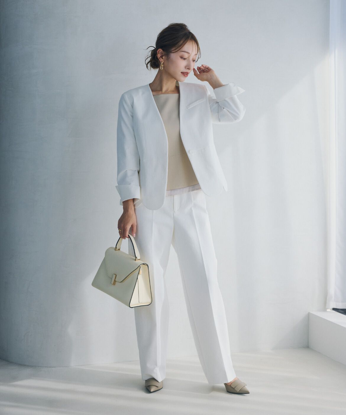 Maglie le cassetto「《ﾌﾟﾗｽｻｲｽﾞ》ﾊﾝｻﾑｽｶﾗｯﾌﾟｼﾞｬｹｯﾄ《M Maglie le cassett」|ノーカラージャケット|