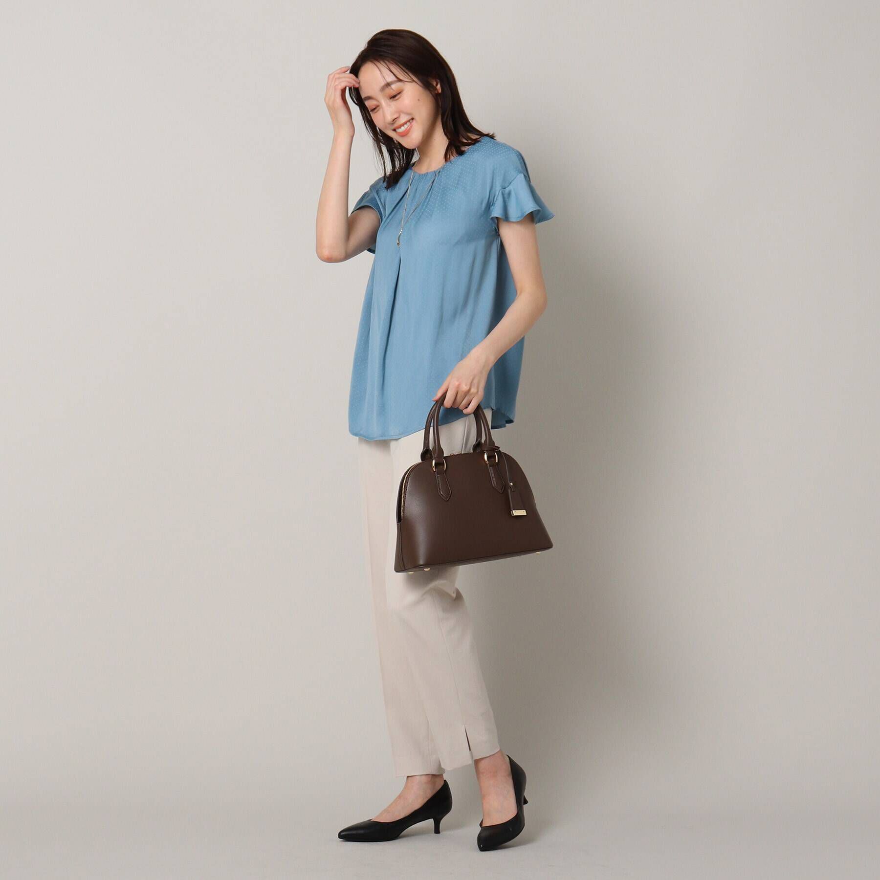 UNTITLED「【追加8／名品】2WAYポケットボストンバッグ」|ハンドバッグ|