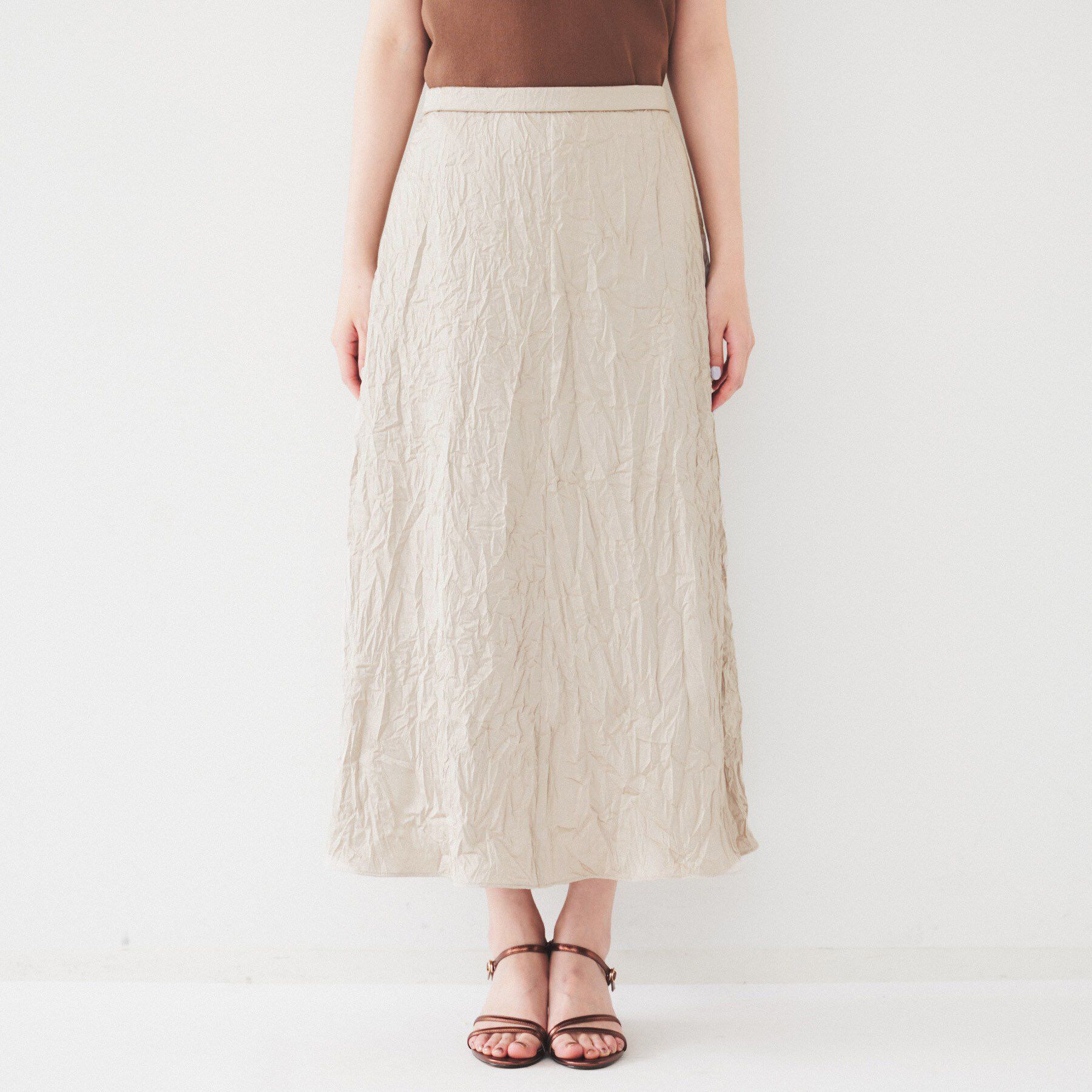 UNTITLED「クラッシュAラインスカート」|スカート|