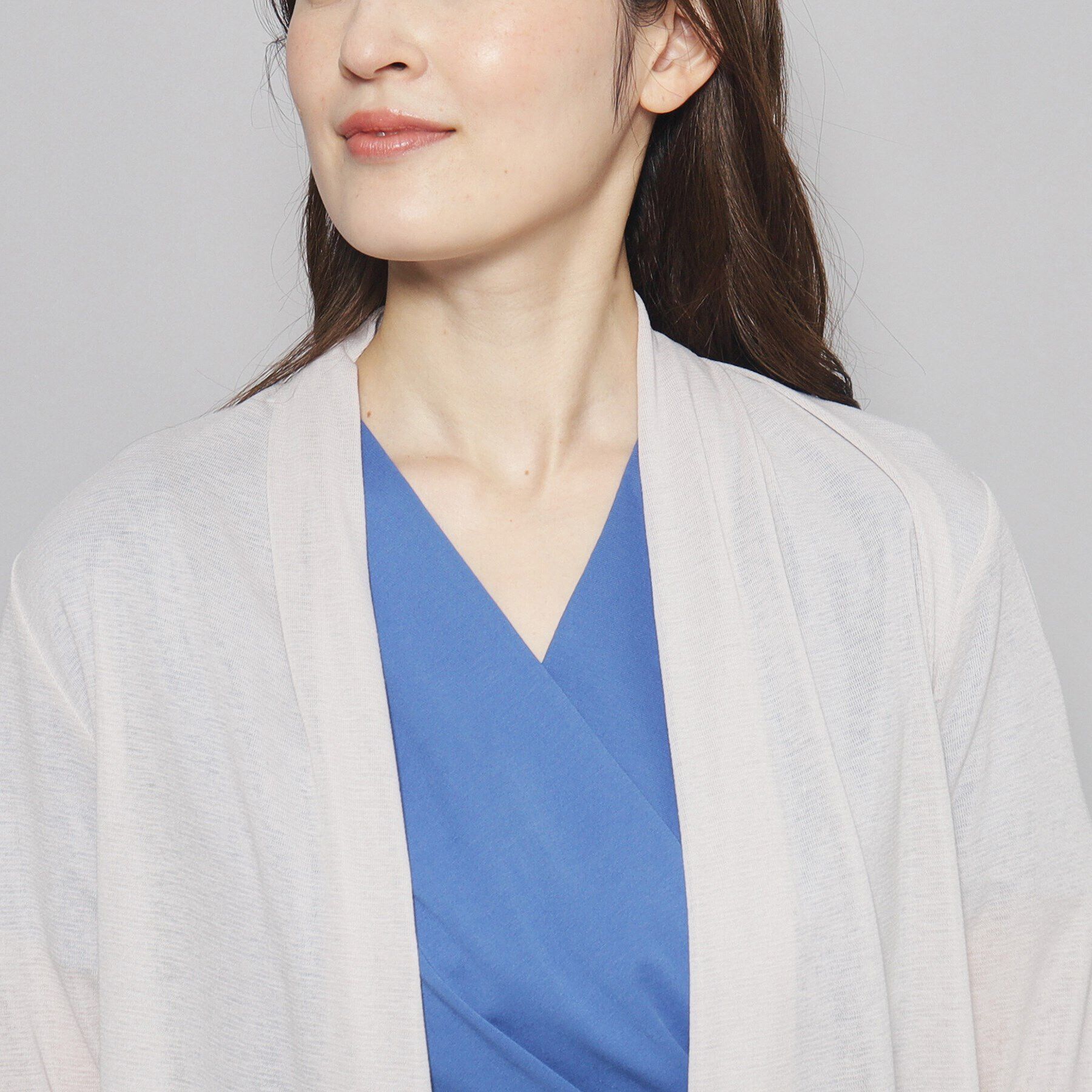 COUP DE CHANCE「【洗える／日本製／UV対策／接触冷感】夏におすすめ！定番ジャージ素材カーディガン」|カーディガン|