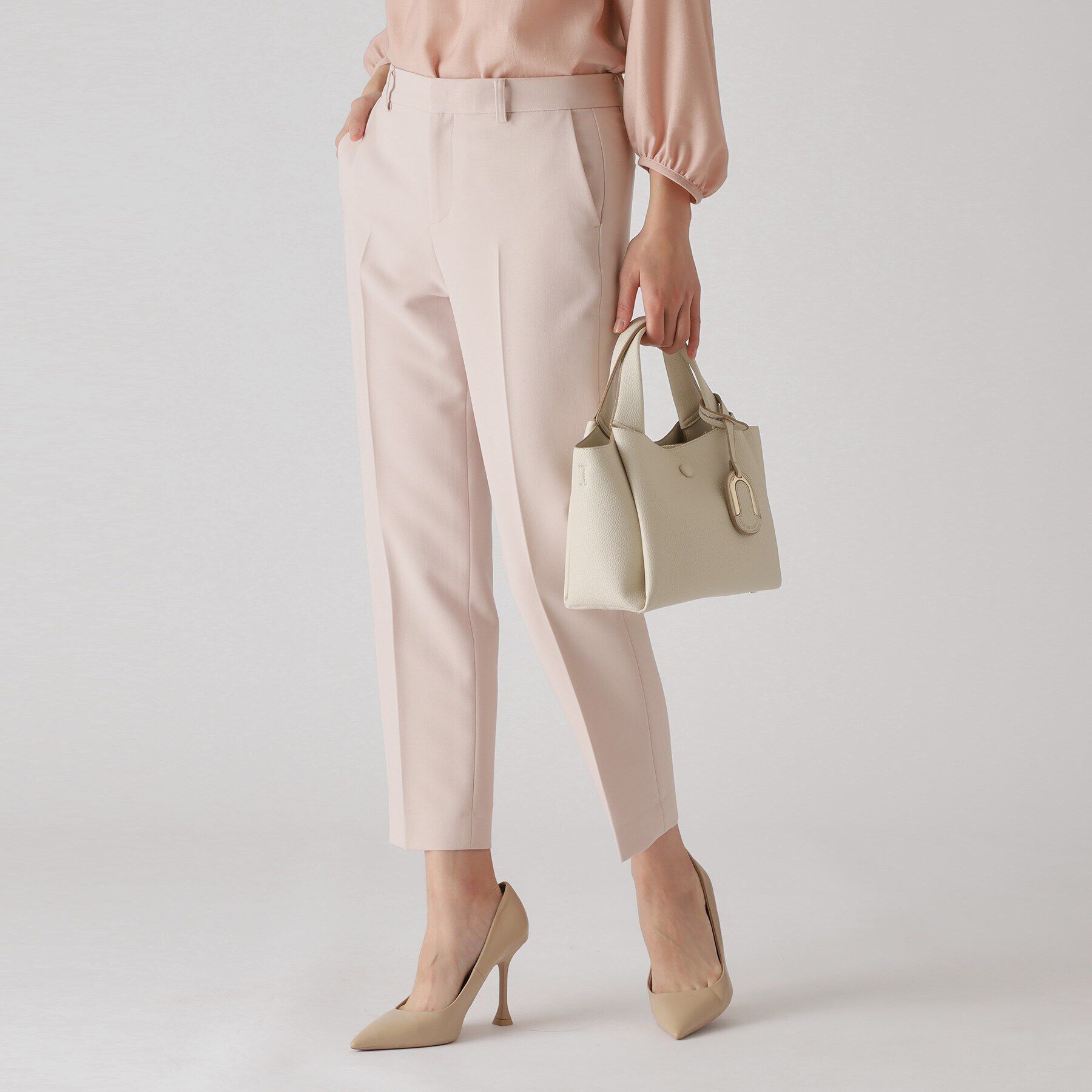 COUP DE CHANCE「【洗える／日本製】テーパードパンツ」|その他|ピンクベージュ(07