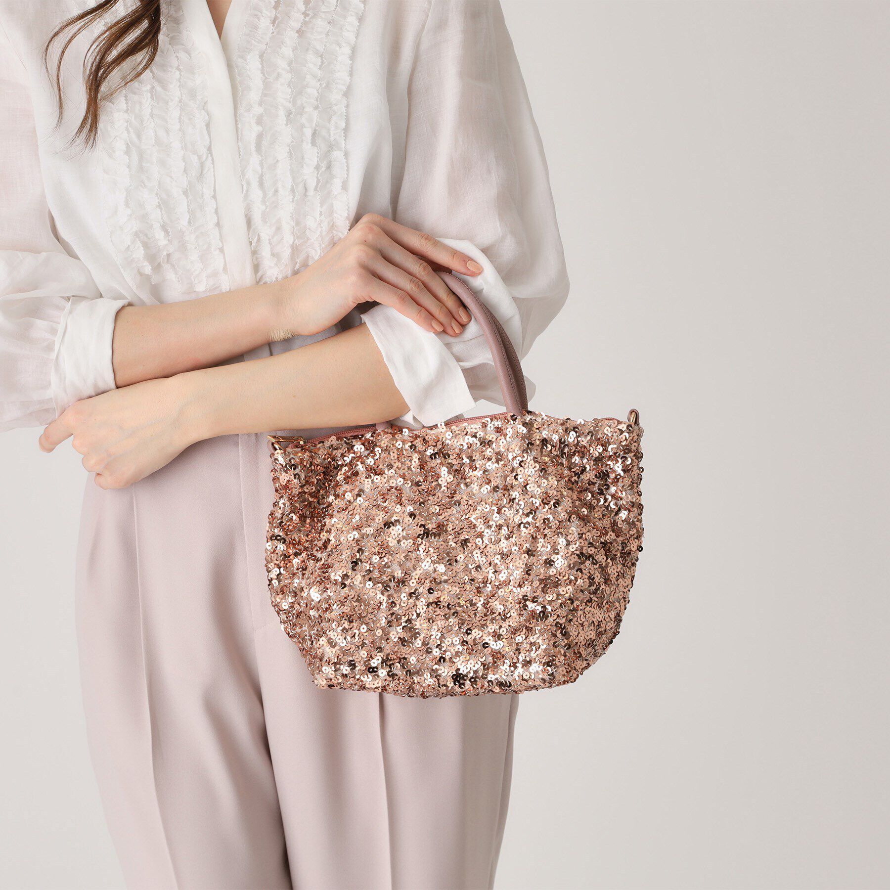 COUP DE CHANCE「キラキラ輝く大人可愛いスパンコールバッグ」|トートバッグ|