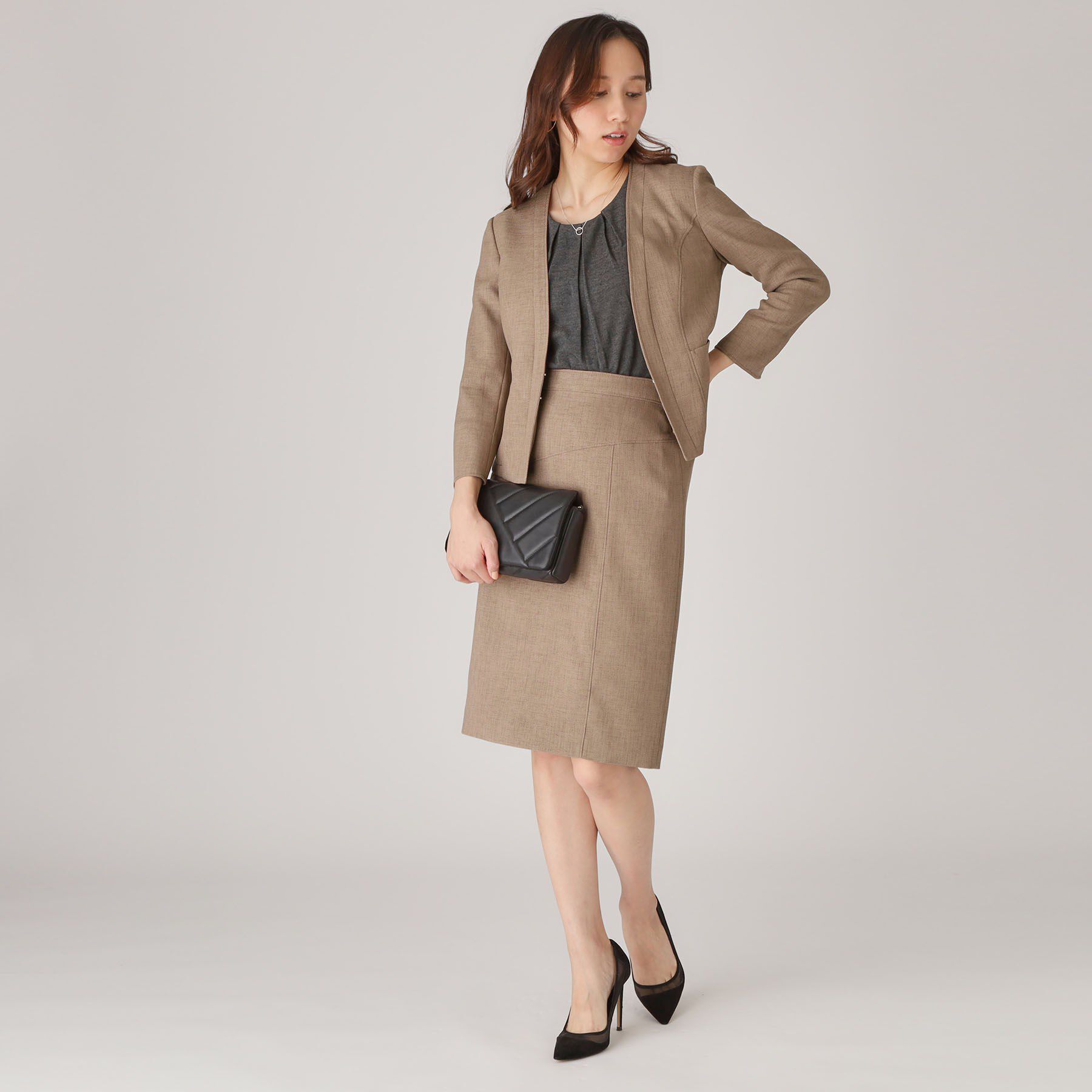 COUP DE CHANCE「【手洗い可／日本製】ノーカラージャケット」|ノーカラージャケット|