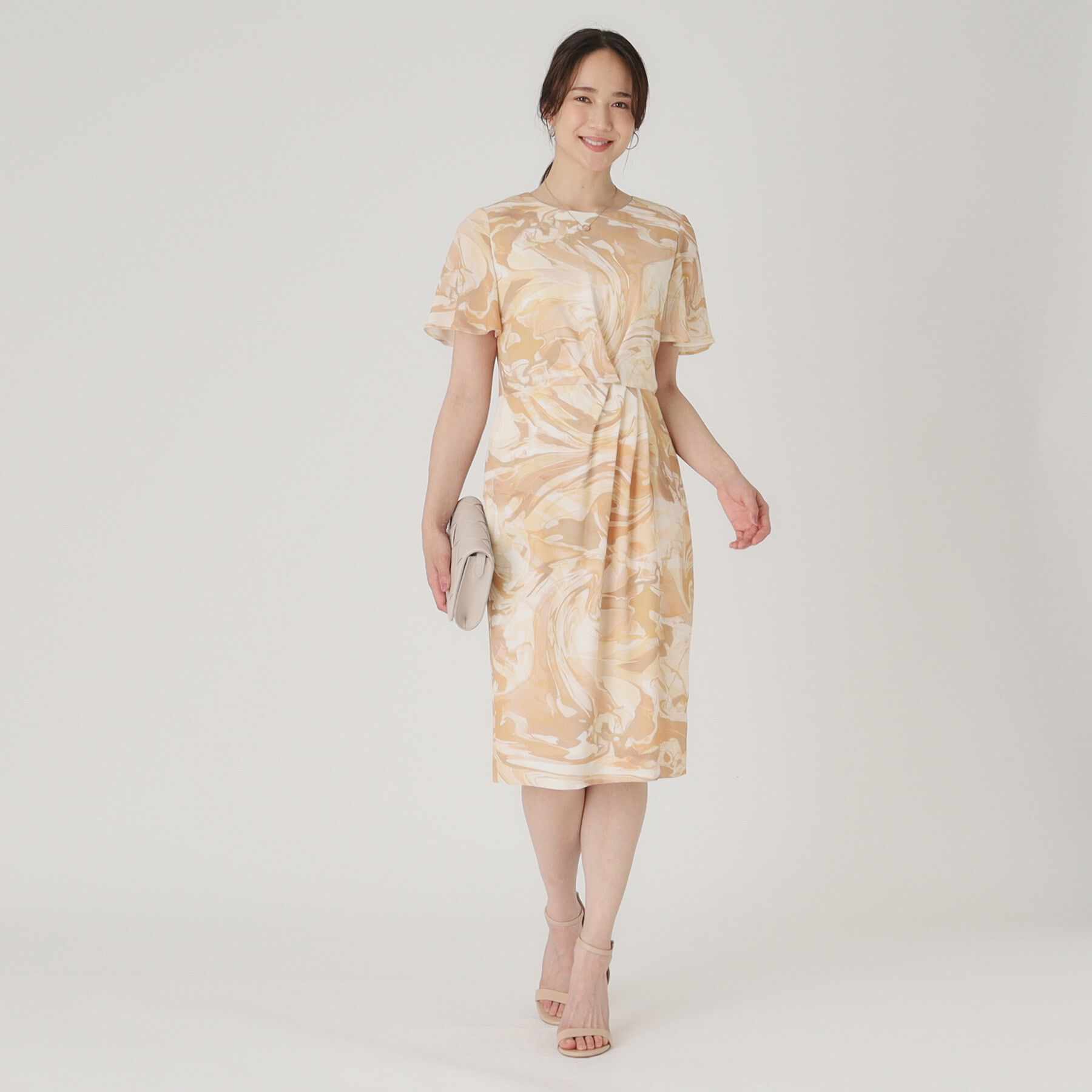 COUP DE CHANCE「【洗える／日本製】柄ワンピース」|ワンピース|