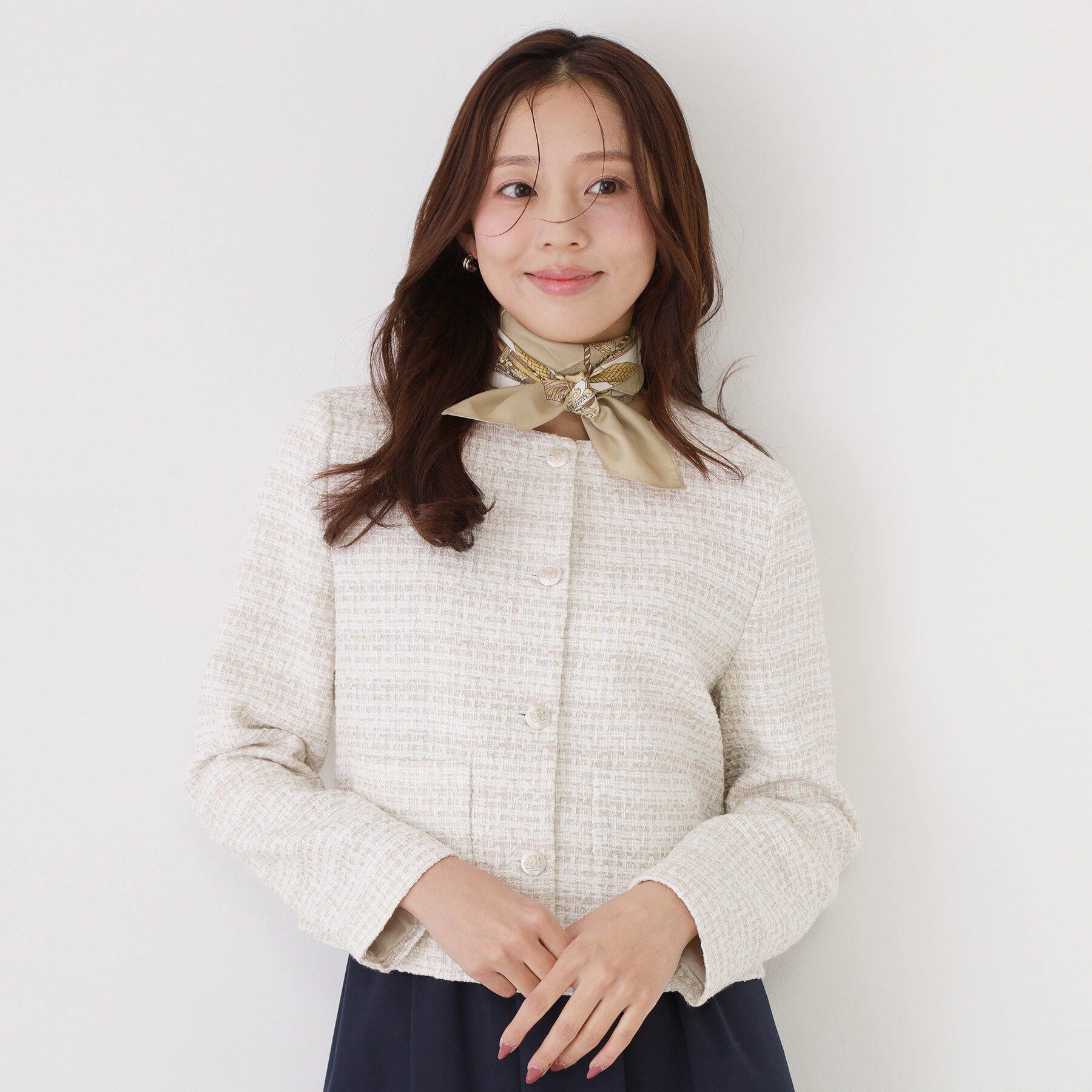 COUP DE CHANCE「【馬具柄】クラシカルなプリントスカーフ」|バンダナ・スカーフ|