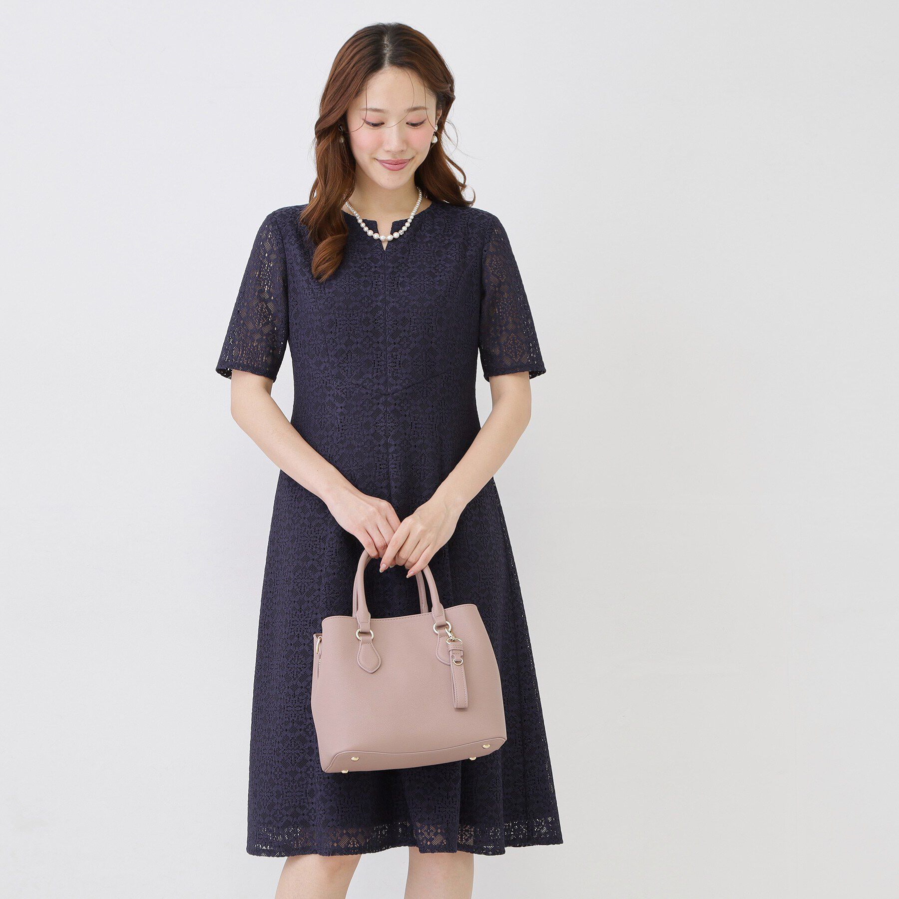 COUP DE CHANCE「【手洗い可／日本製／360&deg;シリーズ】ラッセルレースワンピース」|ワンピース|