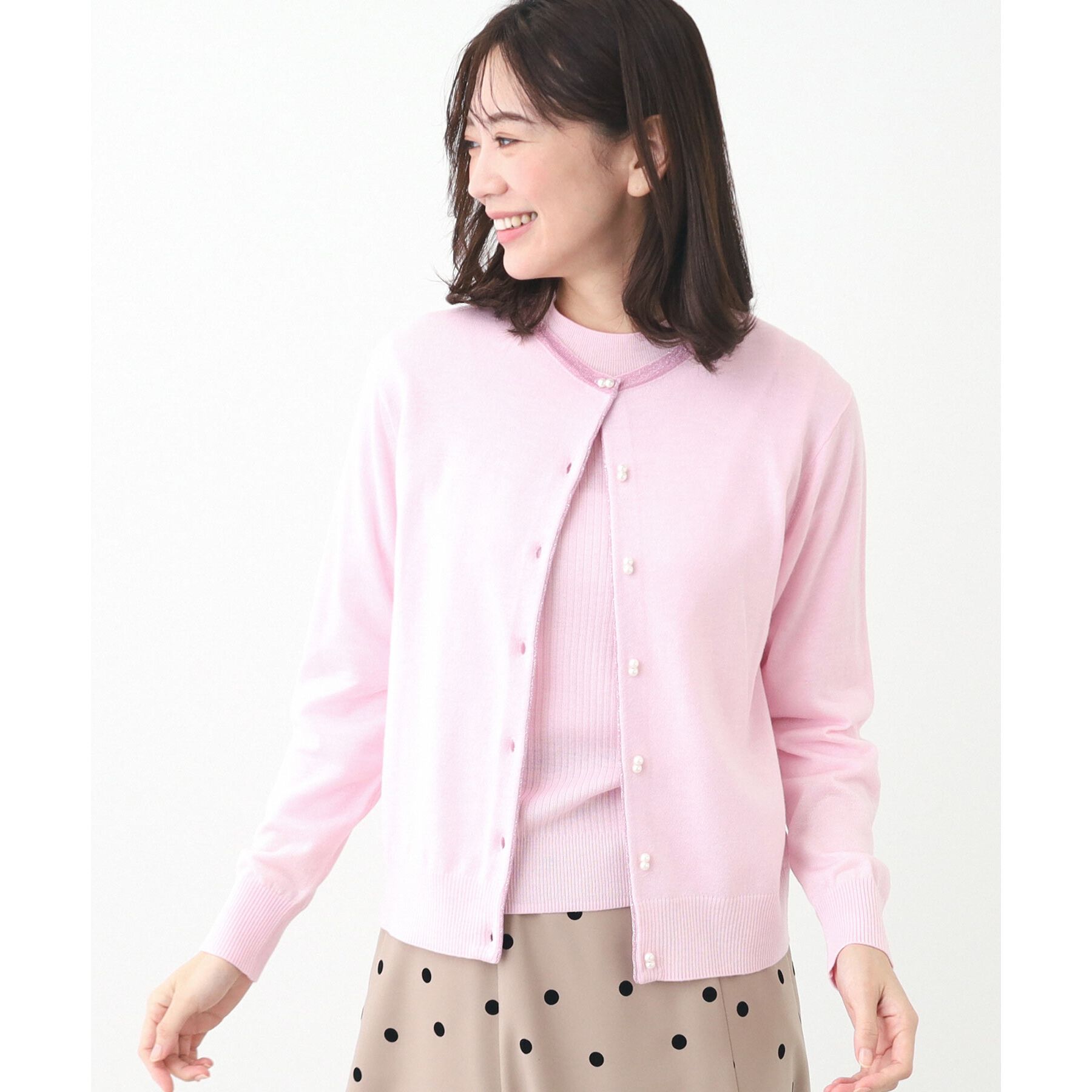 Reflect「【夏SALE／手洗い可】カーディガン＋ニットツインセット」|その他|