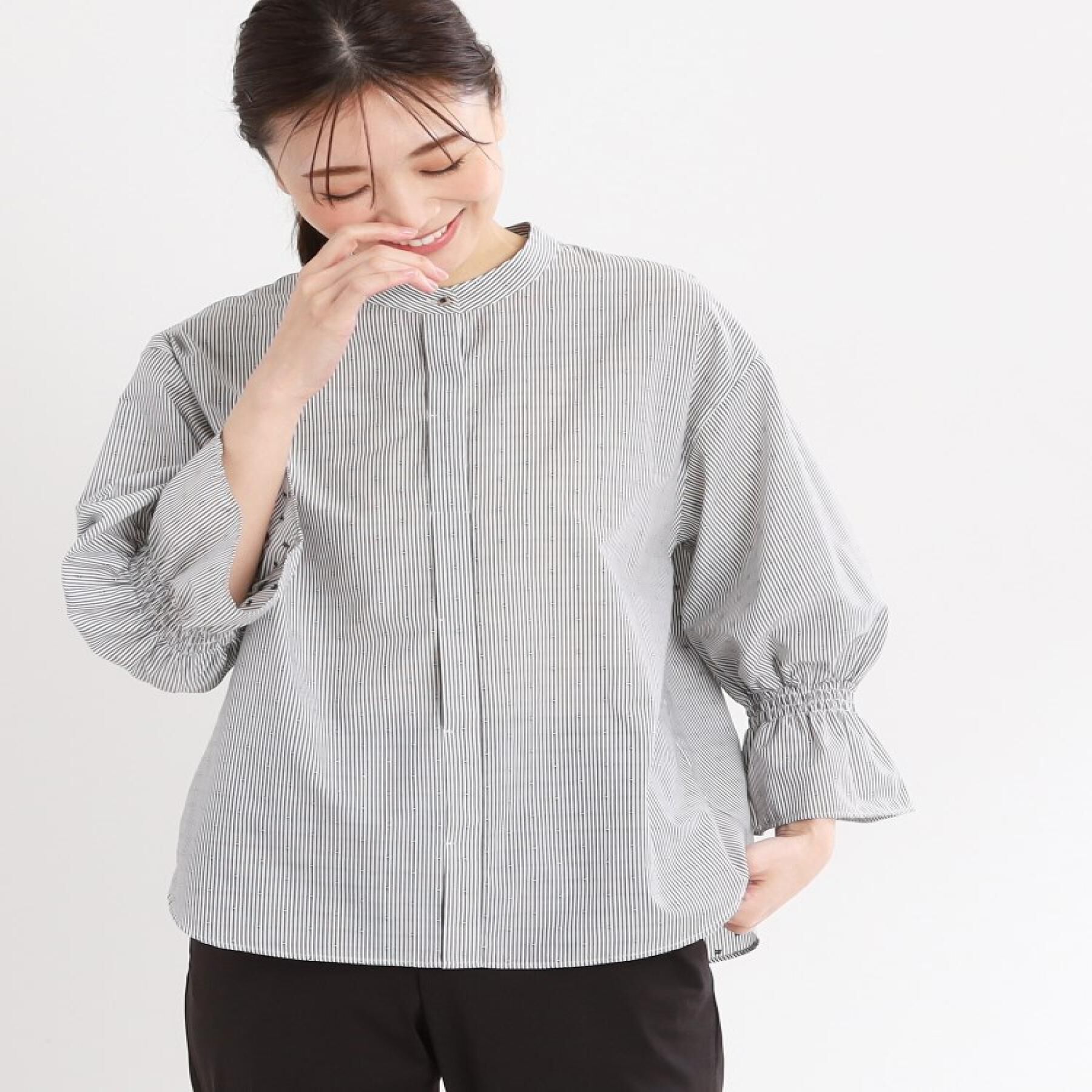 Reflect「【洗える】キャンディースリーブブラウス」|シャツ・ブラウス|