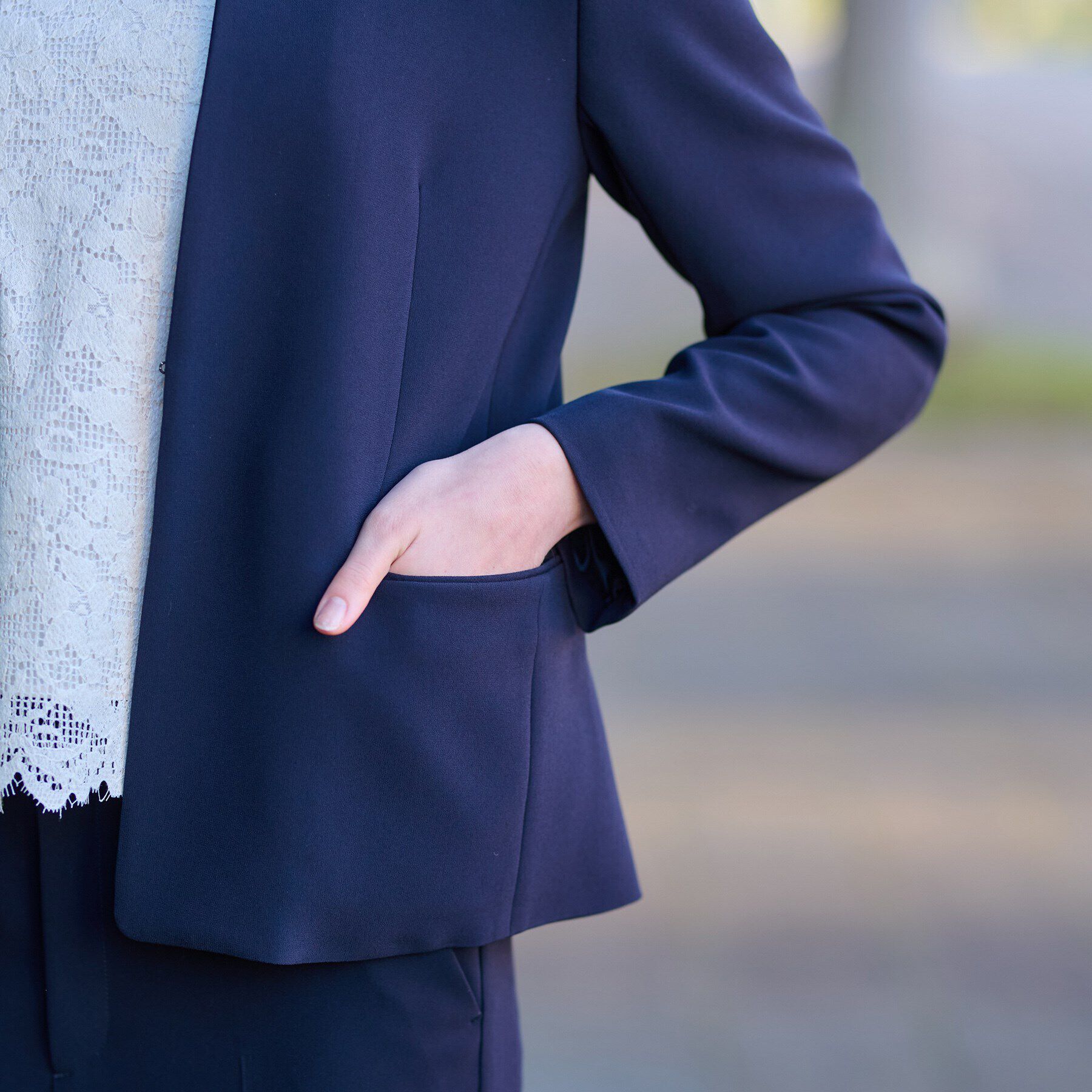 DRESSTERIOR「【セットアップ可/セレモニー】オケージョンSETUPジャケット」|ノーカラージャケット|