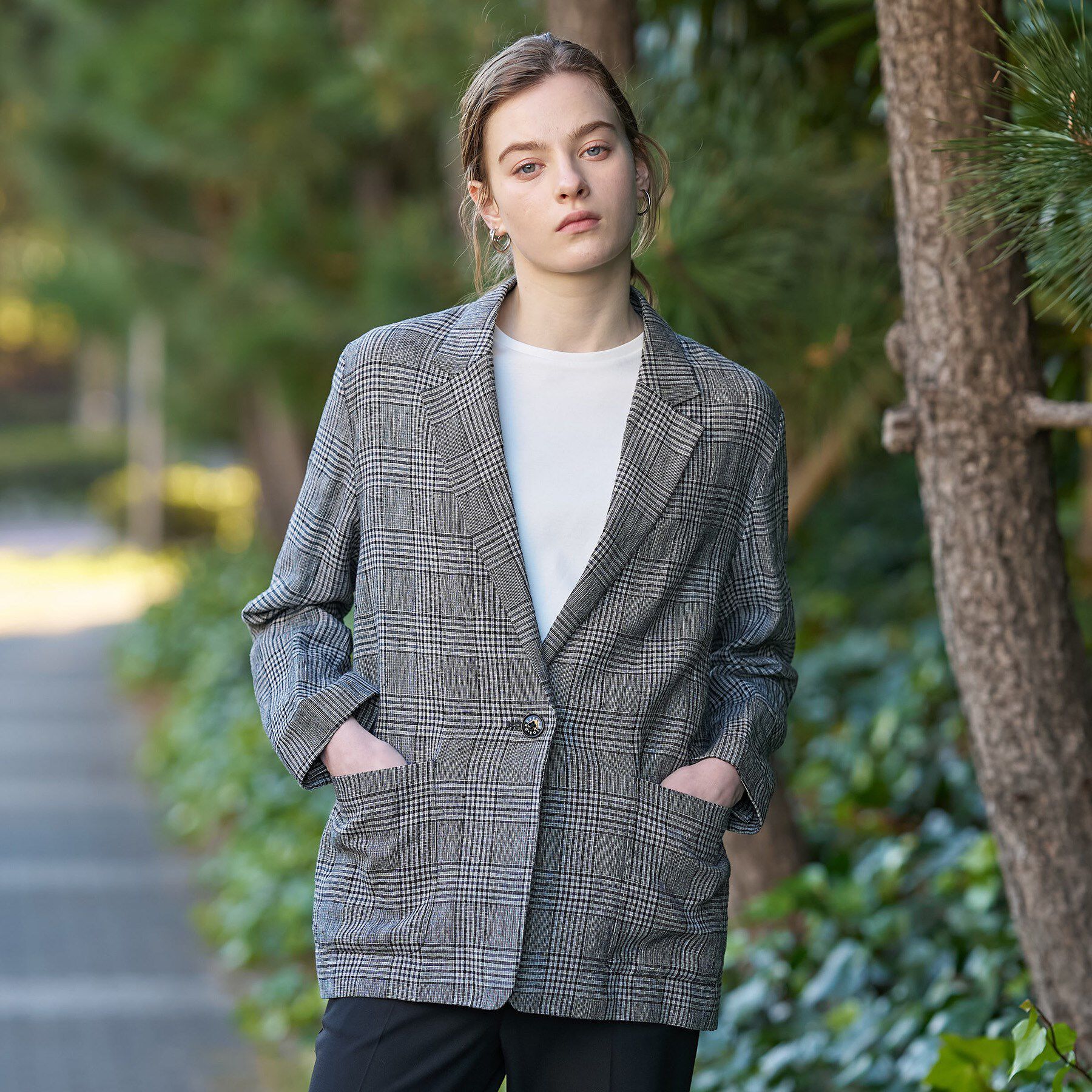 DRESSTERIOR「ウォッシャブルリネンライトジャケット」|テーラードジャケット|