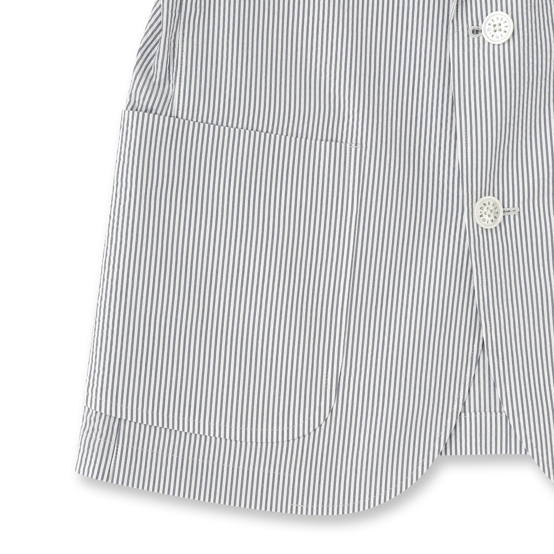 DRESSTERIOR「COOLMAX シアサッカー サマージャケット」|テーラードジャケット|