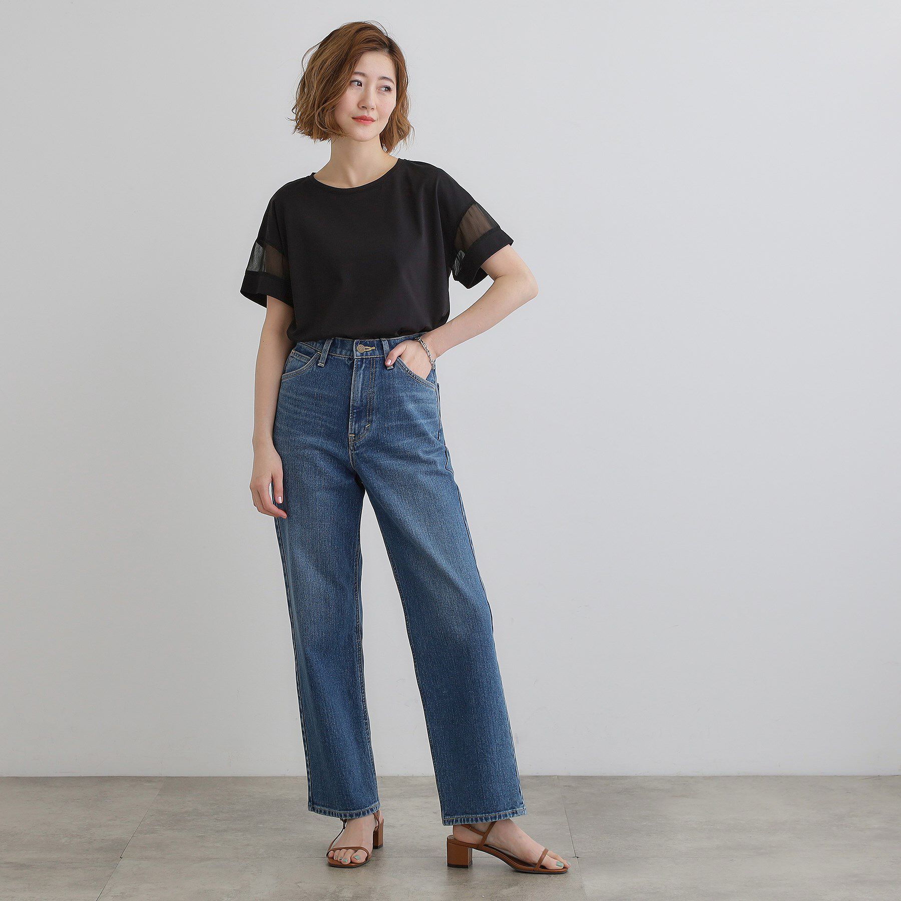 grove「【UVカット・接触冷感】シアードッキングTシャツ」|Tシャツ・カットソー|