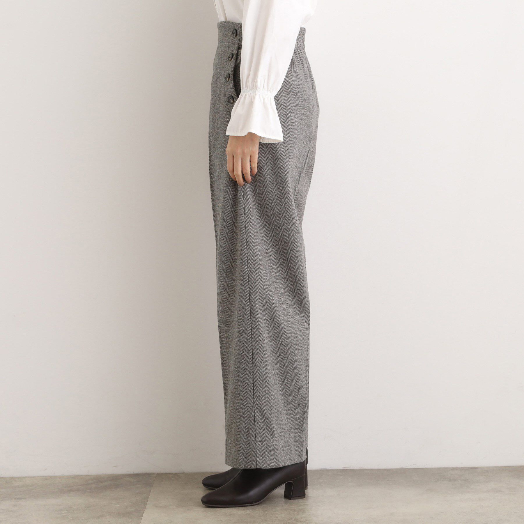 grove「【洗える/あったか】美シルエットなマリンワイドパンツ」|その他|