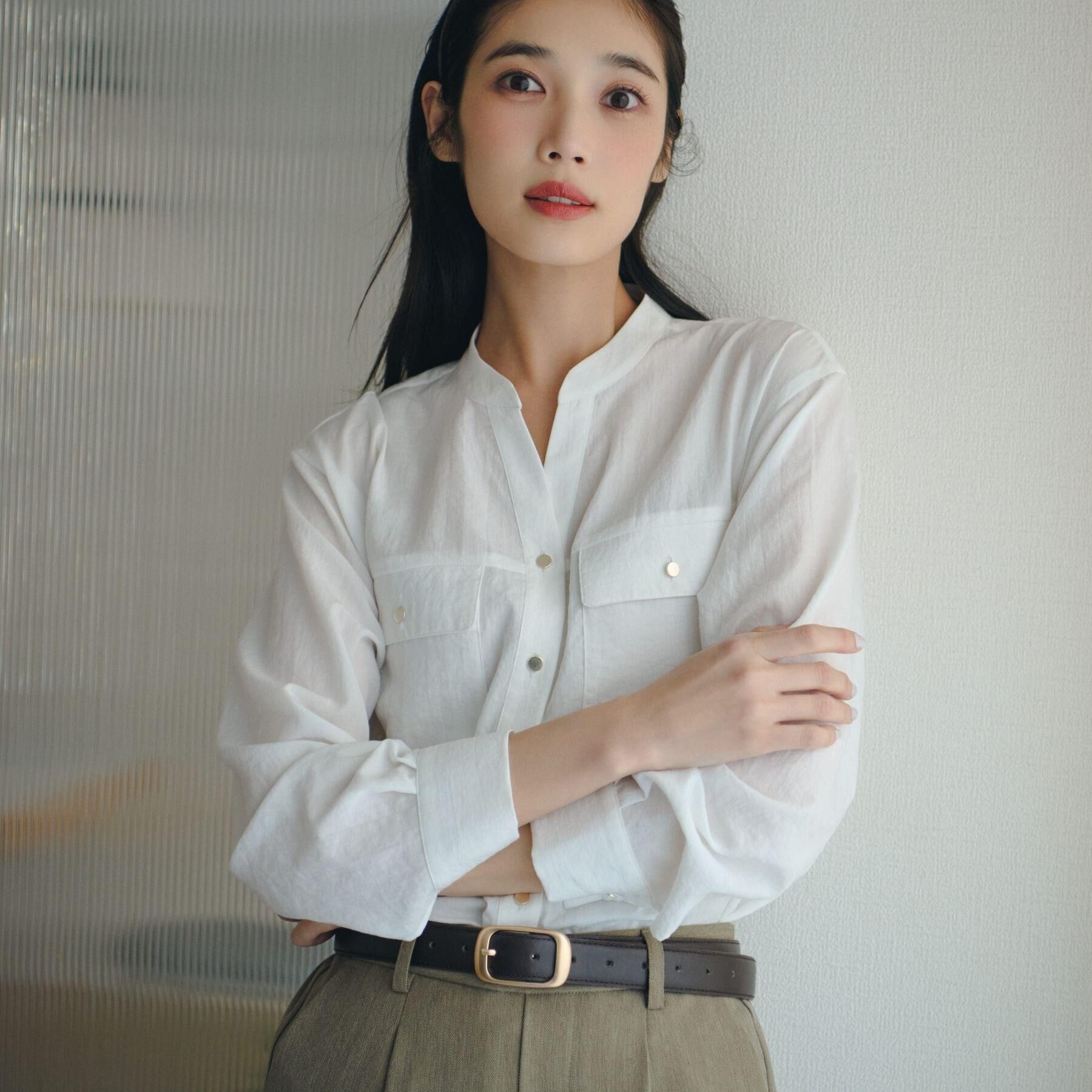 grove「お仕事も普段も。今どきワークシャツブラウス」|シャツ・ブラウス|