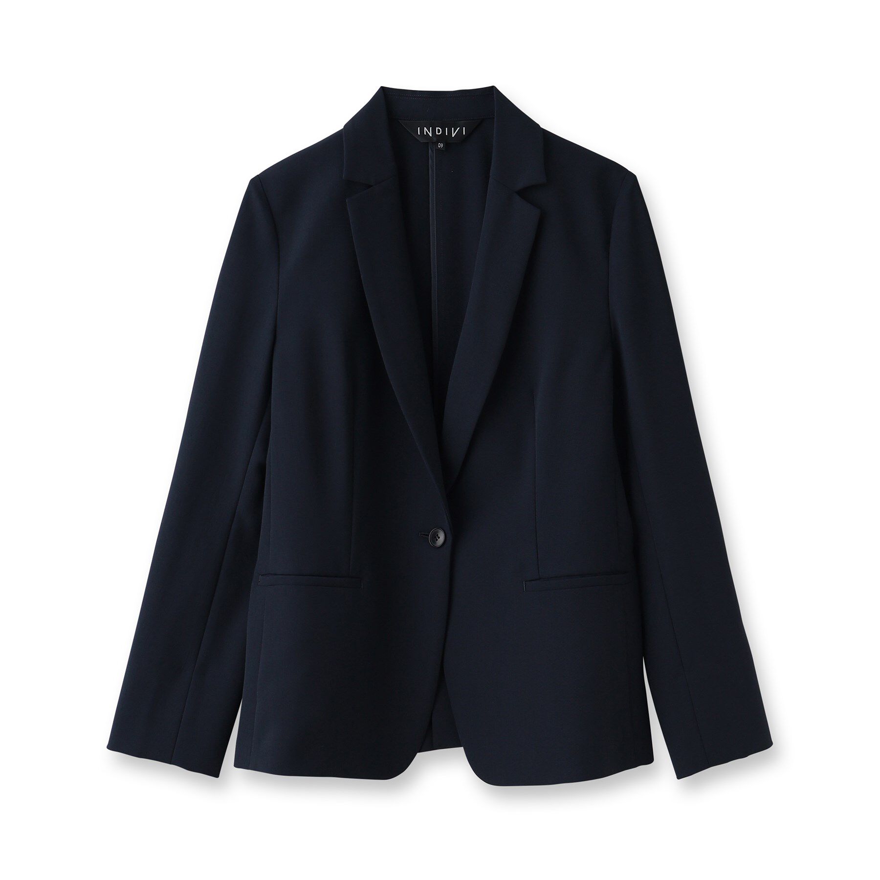 INDIVI「【定番スーツ／UVケア／洗える】ウール調テーラードジャケット」|スーツ|