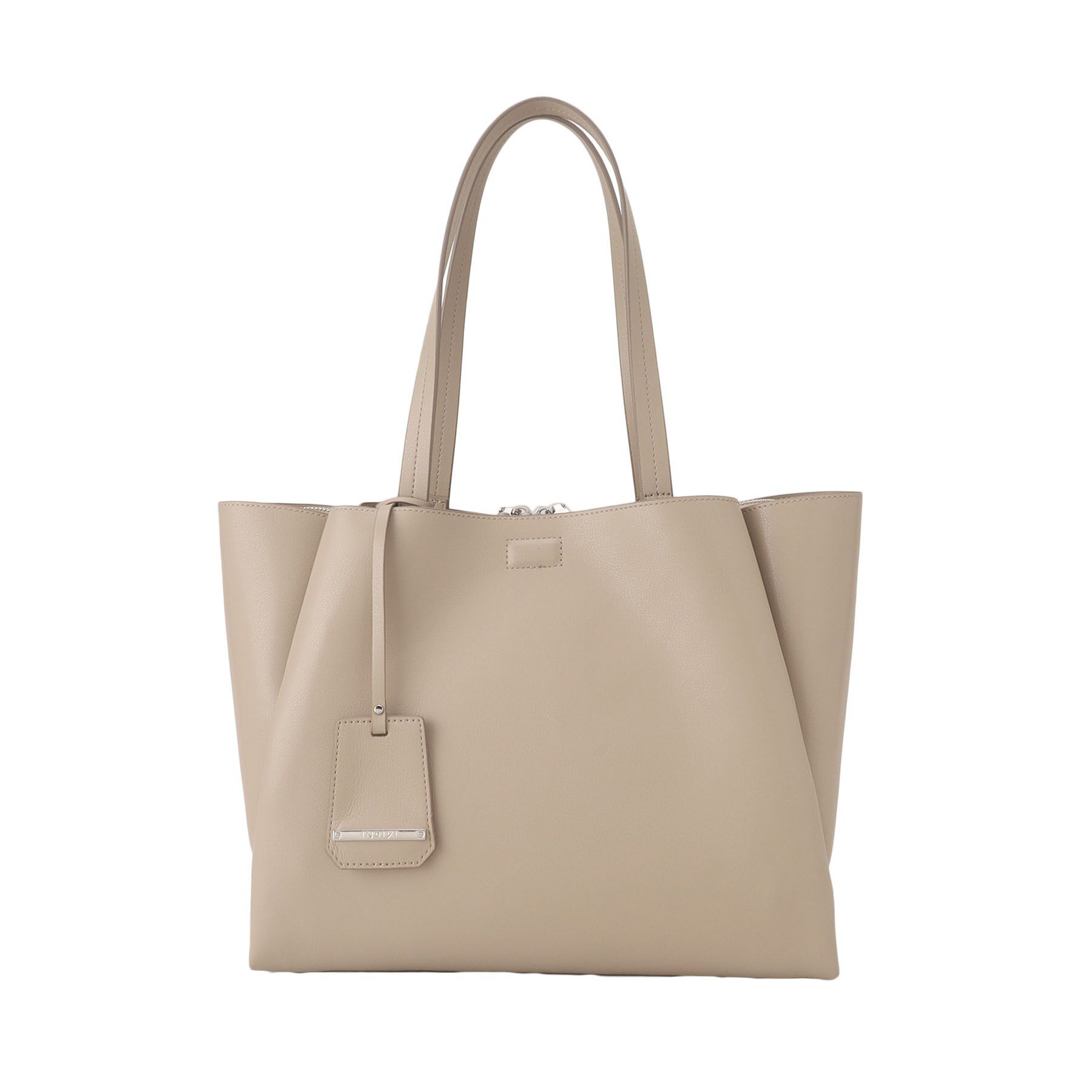 INDIVI「【セレモニー/入卒/A4収納可能】タックキャリアBAG」|トートバッグ|ベージュ(652)