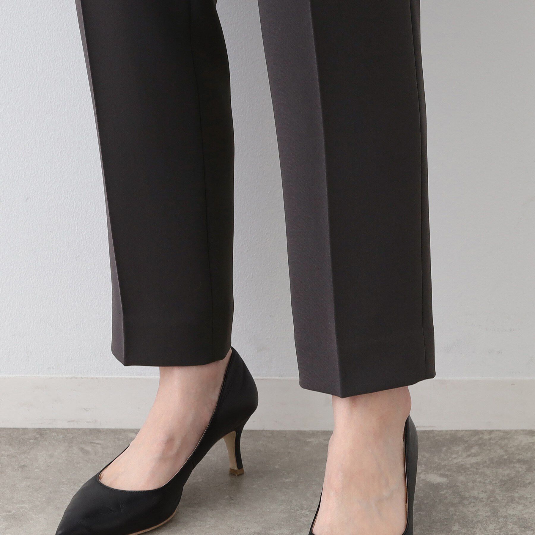 INDIVI「【日本製／トリアセテート混】テーパードパンツ」|スーツ|