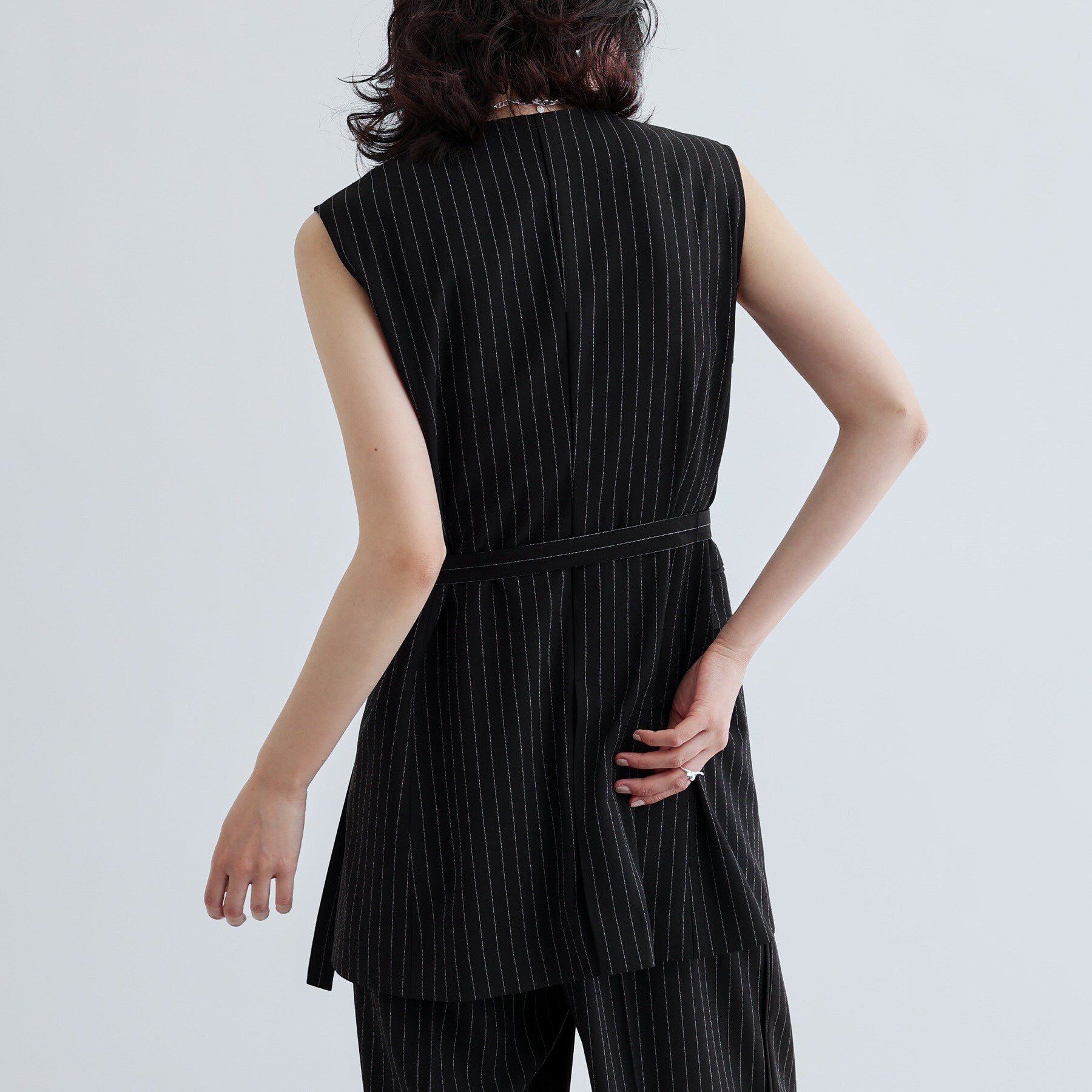 GALLEST「【セットアップ可】ナローベルテッドジレ【カセット服/オケージョン/通勤】」|ベスト・ジレ|