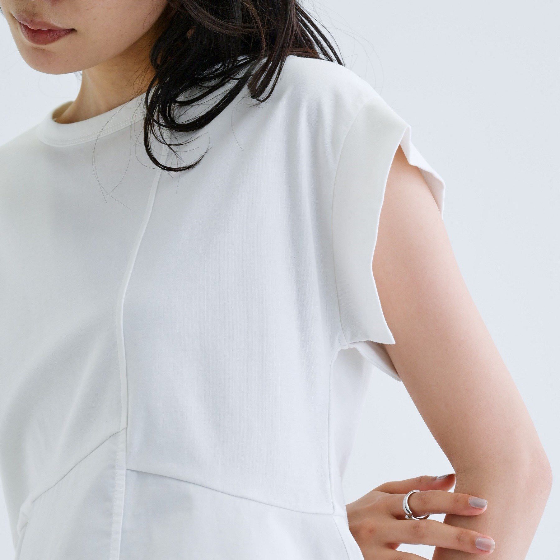 GALLEST「ペプラムスムースカットソー」|Tシャツ・カットソー|