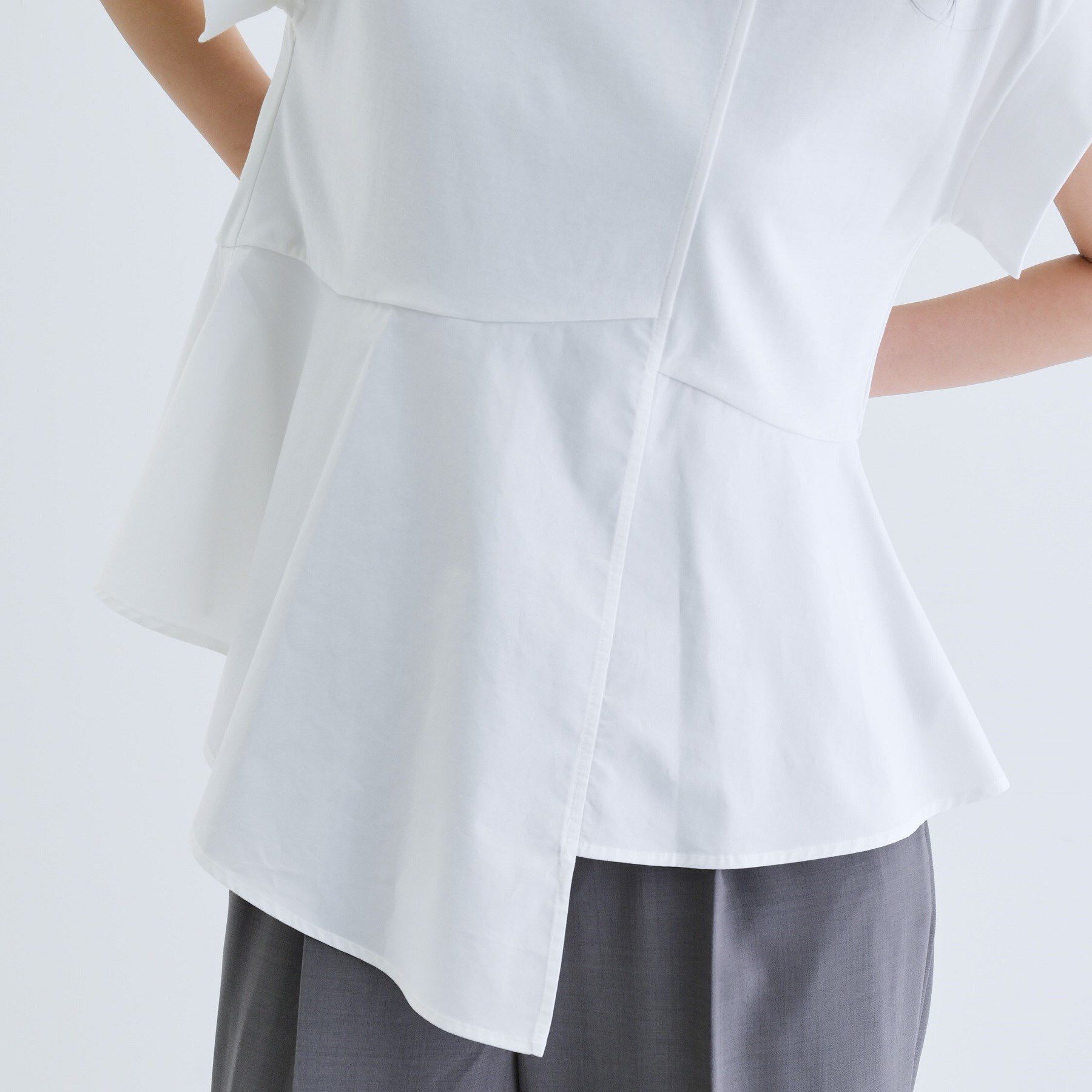 GALLEST「ペプラムスムースカットソー」|Tシャツ・カットソー|