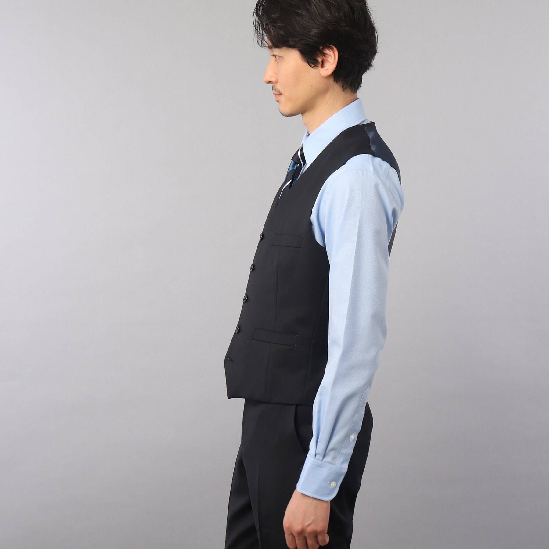 TAKEO KIKUCHI「【Sサイズ～】サージ　ベスト」|スーツ|