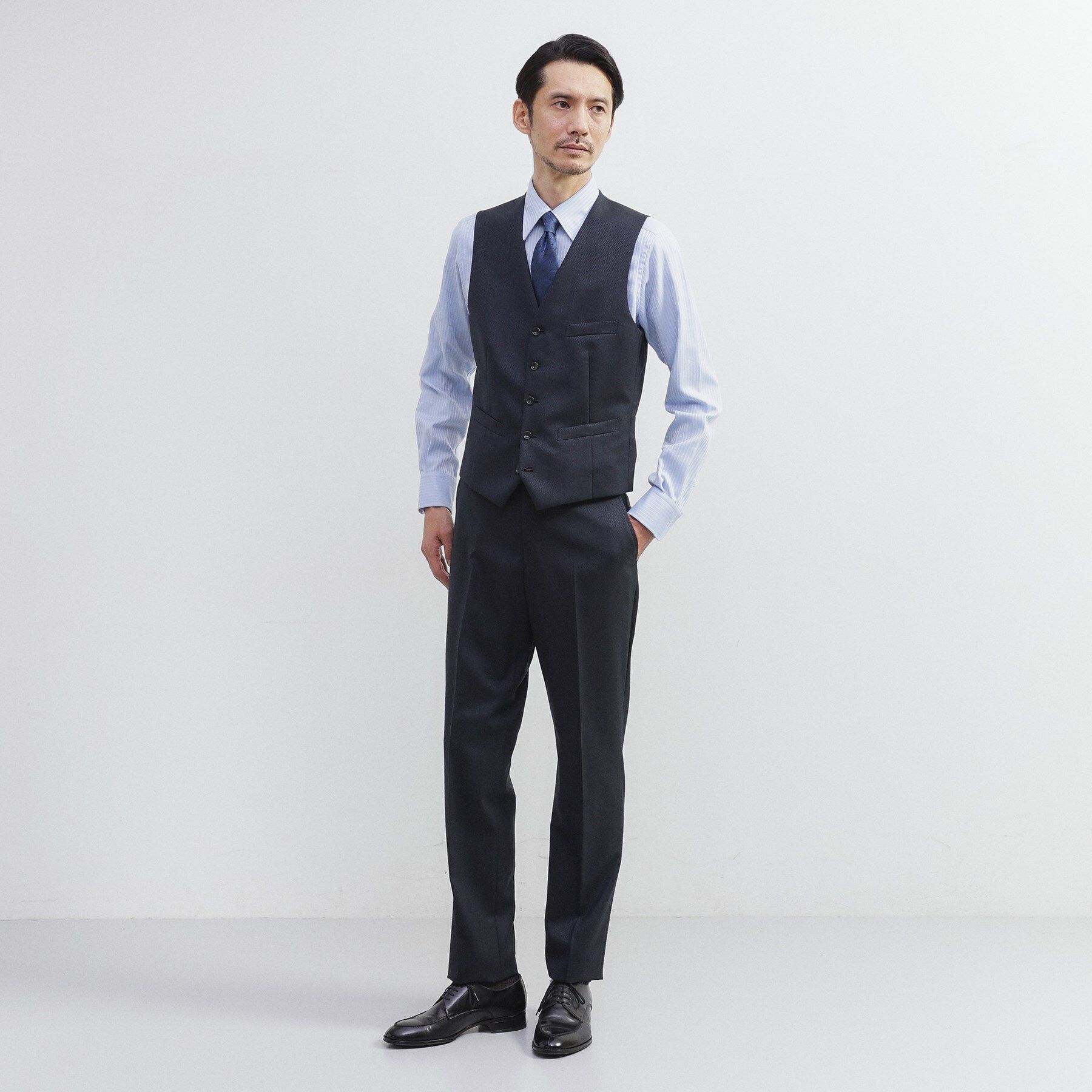 TAKEO KIKUCHI「【Made in JAPAN】矢絣（やがすり）ベスト／ スリーピース対応」|スーツ|