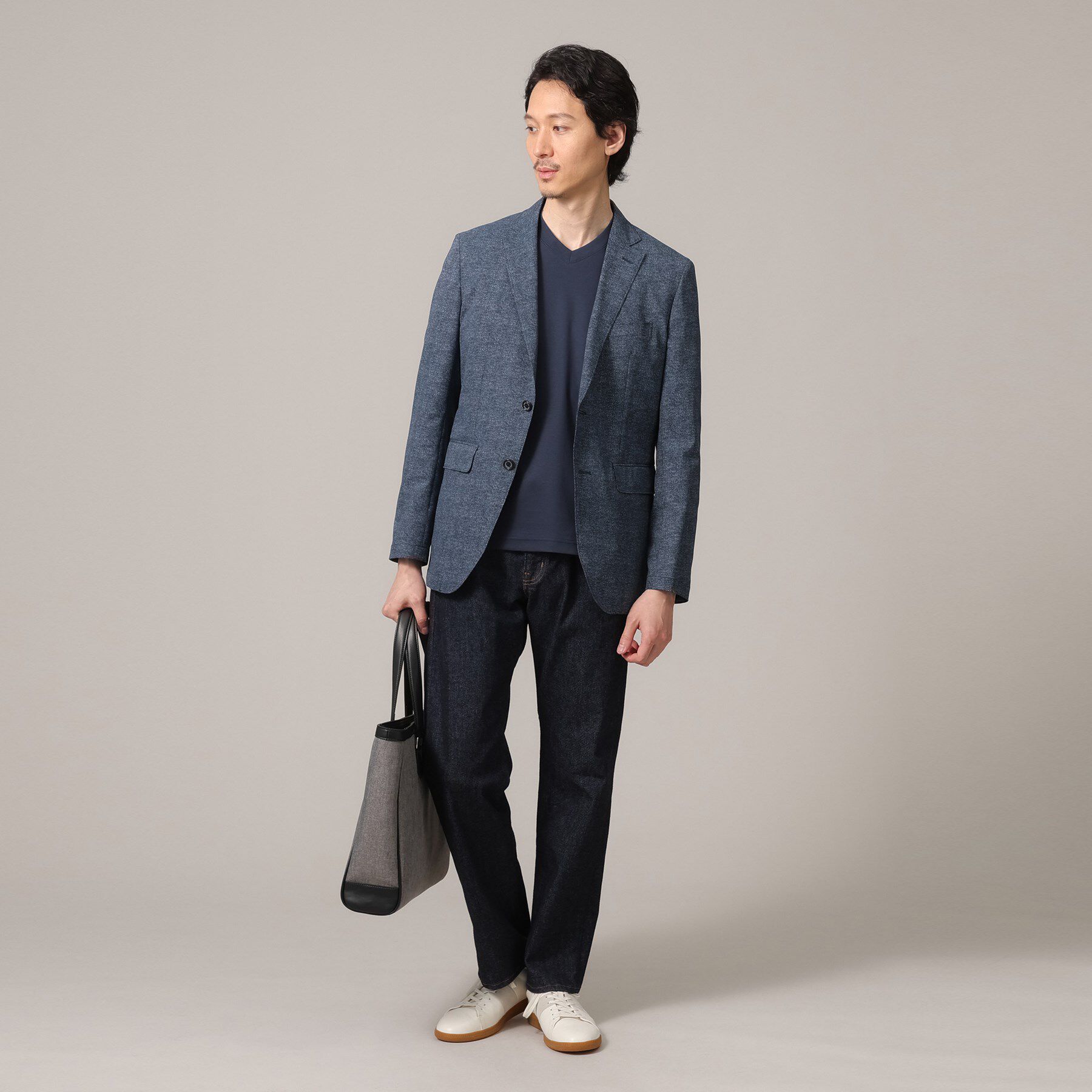 TAKEO KIKUCHI「【抗菌防臭】COOL DOTS（R）ドビープリント ジャケット」|テーラードジャケット|