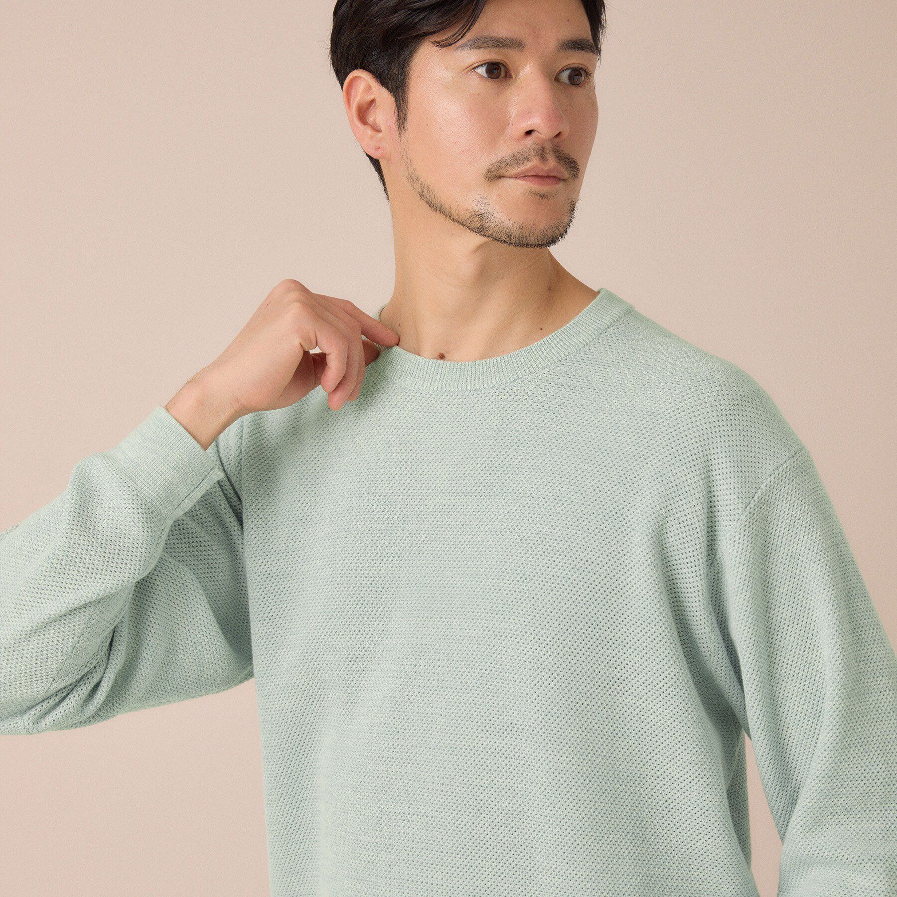 TAKEO KIKUCHI「カラーメランジ プルオーバーニット」|ニット・セーター|