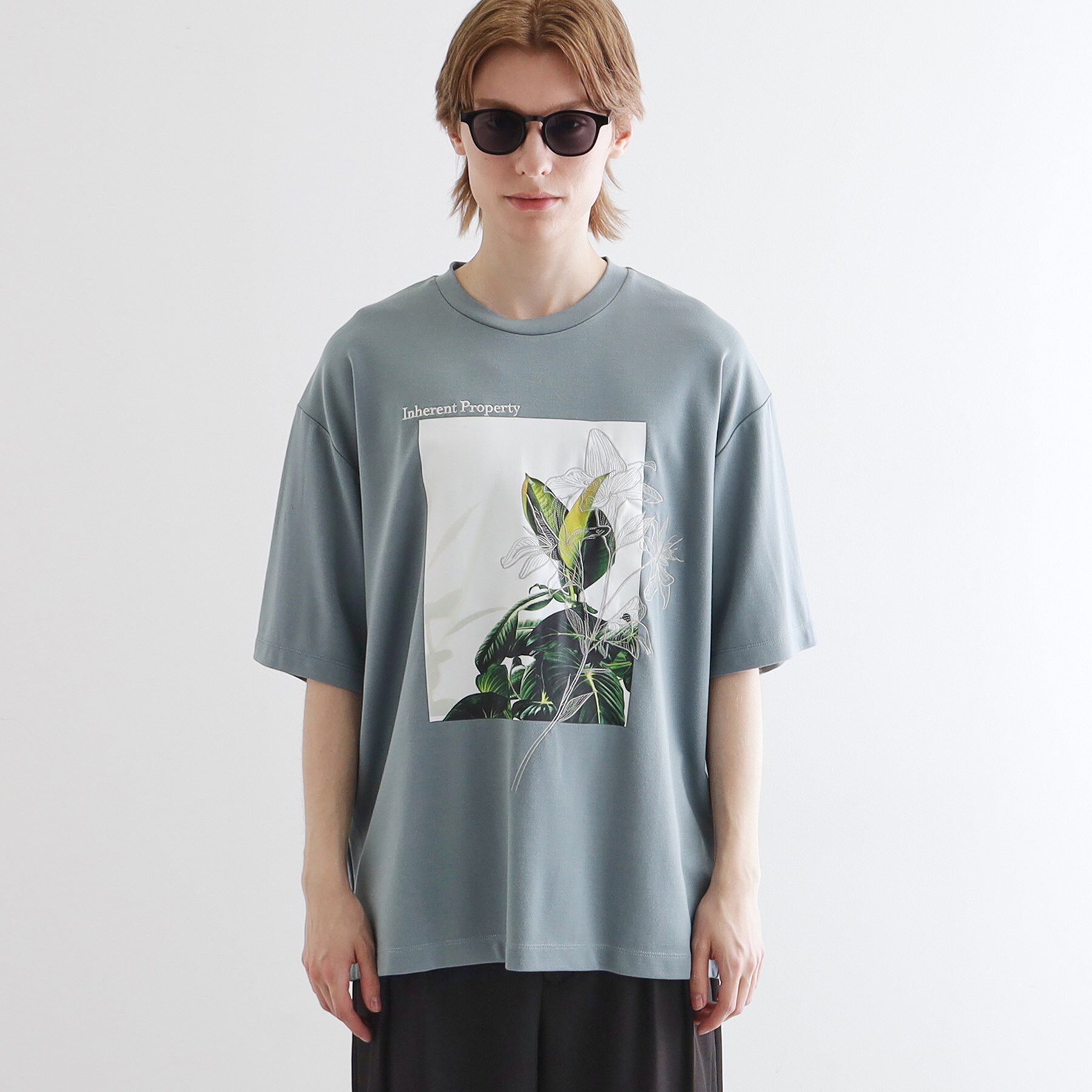 tk.TAKEO KIKUCHI「フラワープリントTシャツ」|Tシャツ・カットソー|